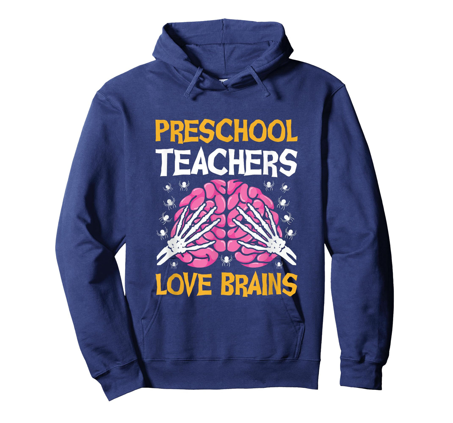 Preschool Teacher Love Brains Funny Halloween School T-Shirt