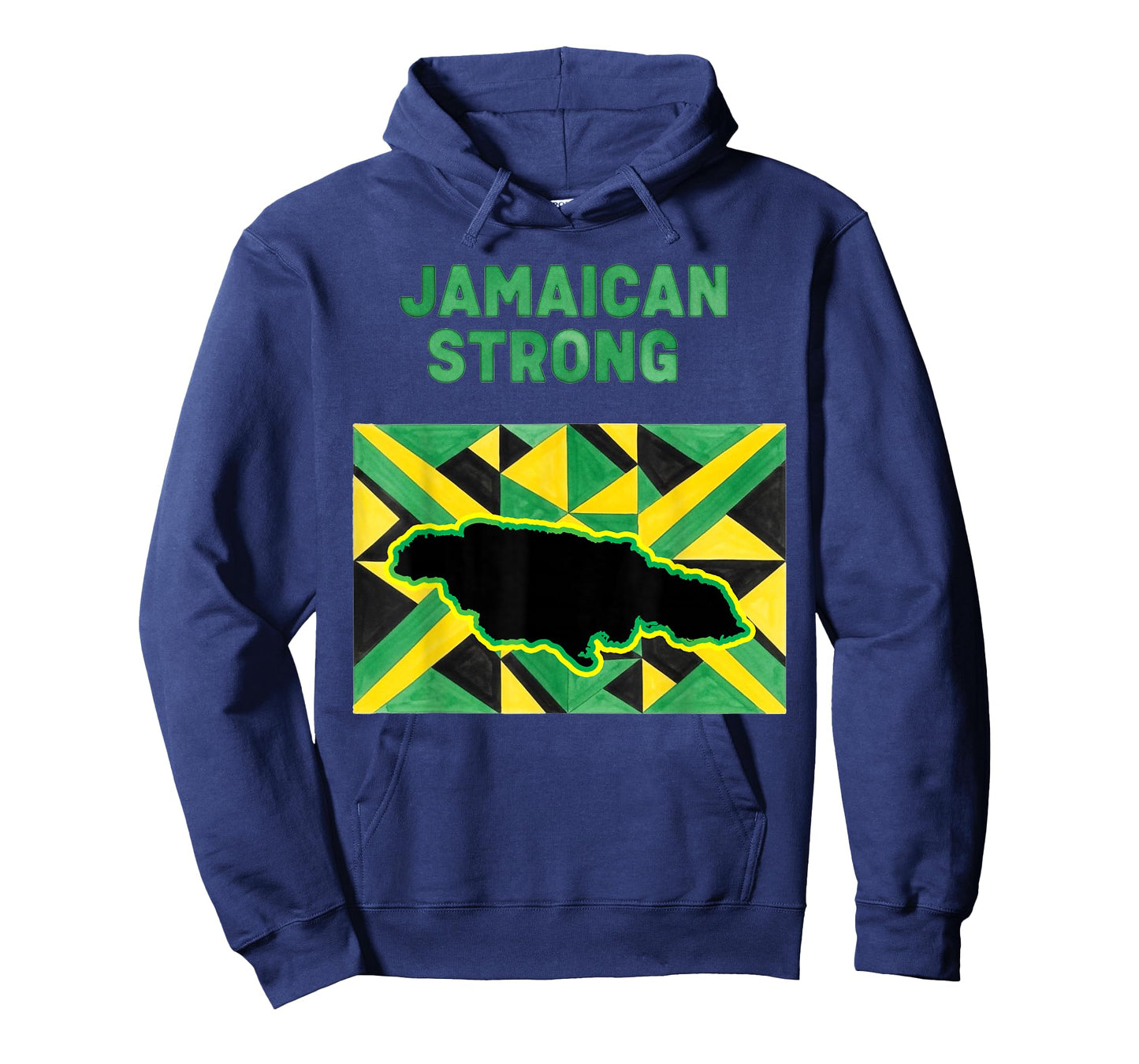 Jamaica Strong Shirt Watercolor Pride Design Image T-Shirt