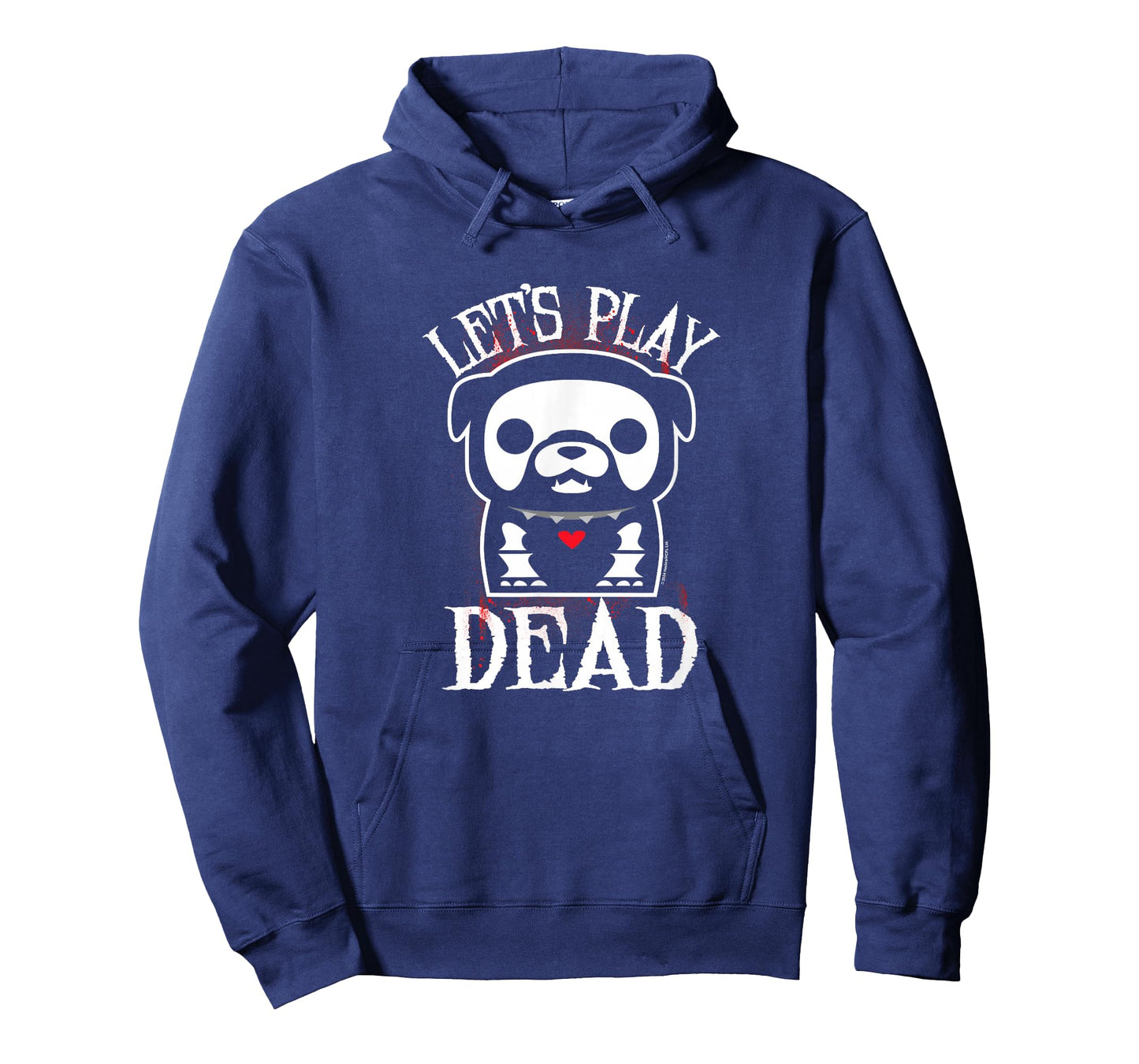 Skelanimals Maxx Let's Play Dead Vintage Spooky Bulldog Logo T-Shirt