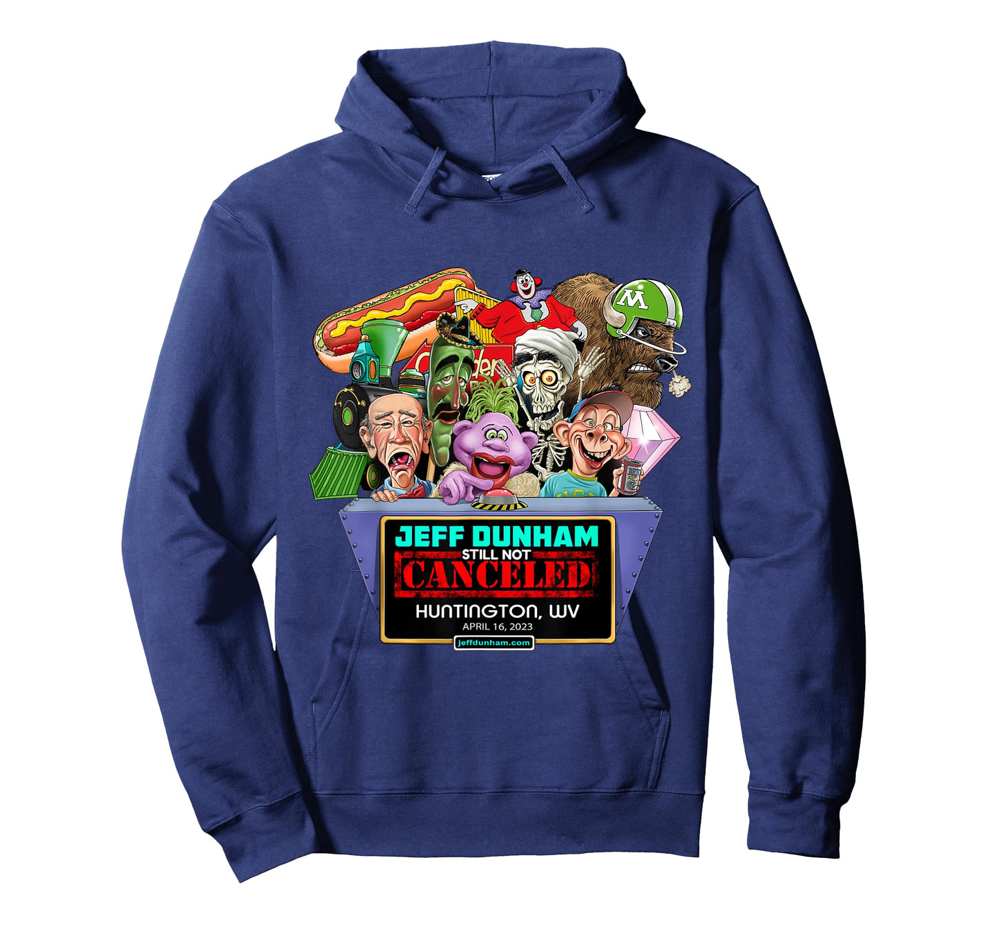 Jeff Dunham Huntington, WV (2023) T-Shirt