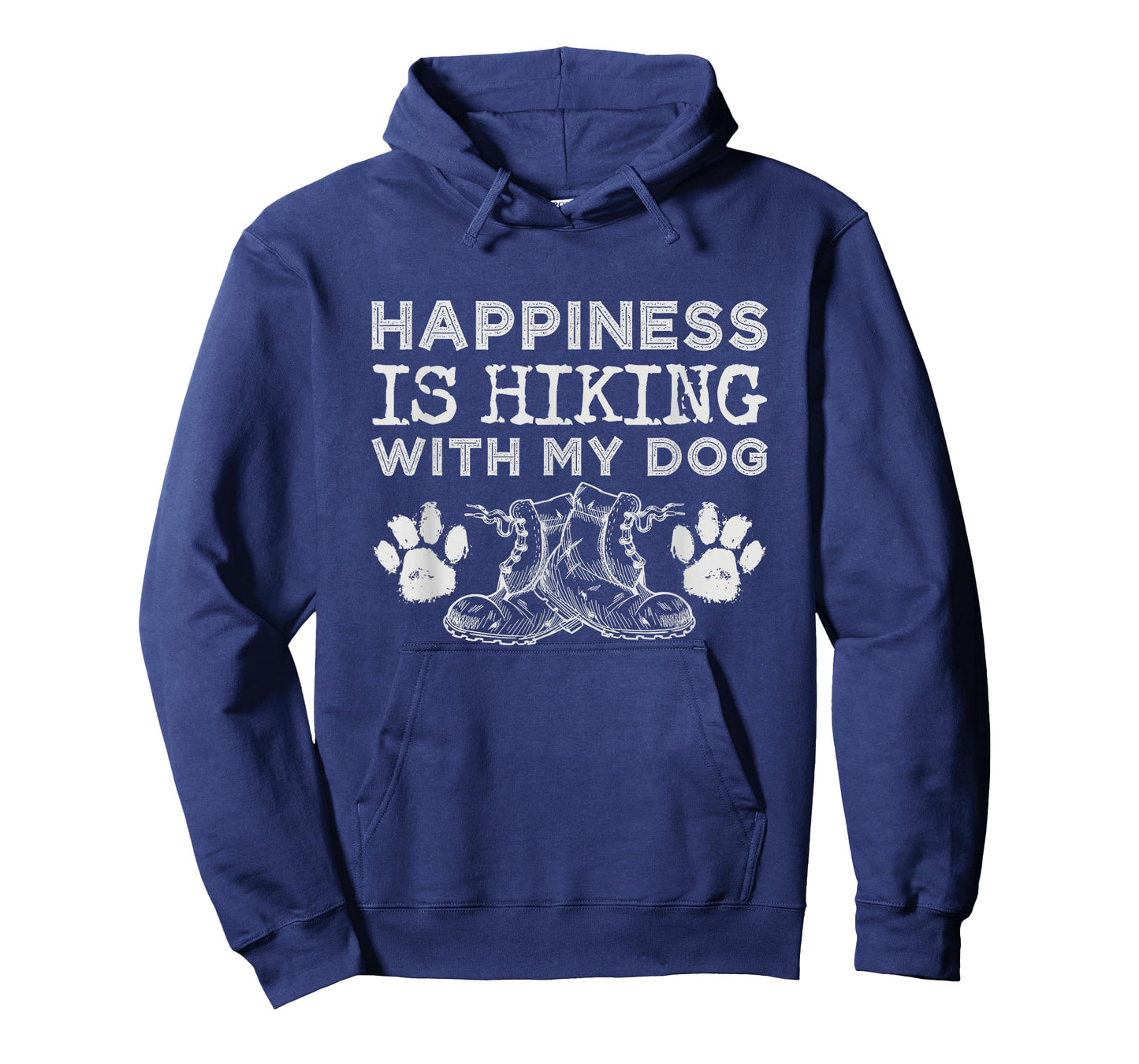 Happiness Is Hiking With My Dog Outdoor Gift Hiking T-Shirt