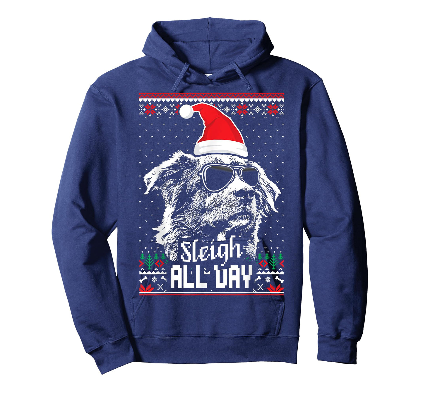 Sleigh all Day Funny Aussie Christmas T-Shirt