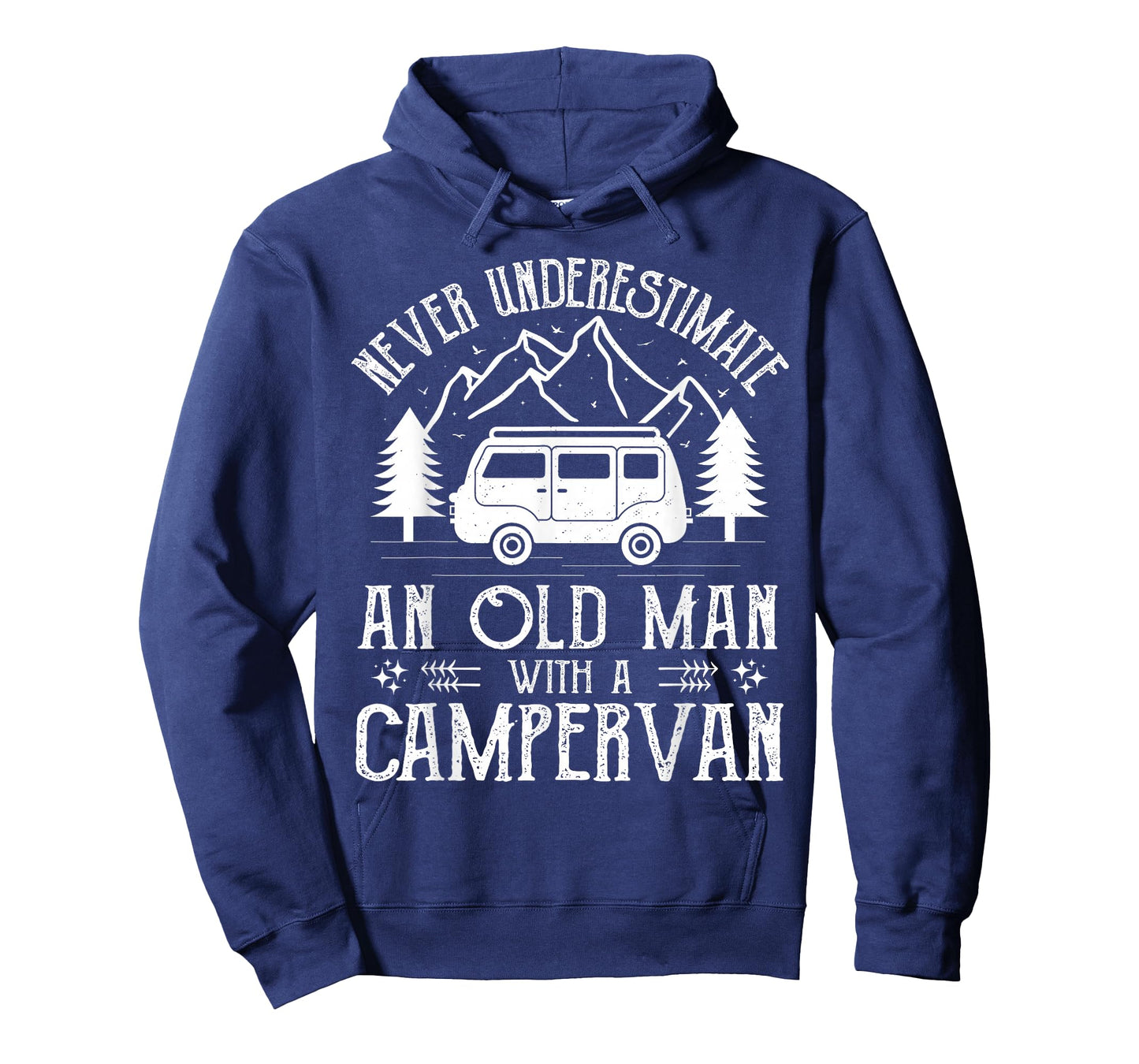 Never underestimate and old man with a campervan Gifts T-Shirt