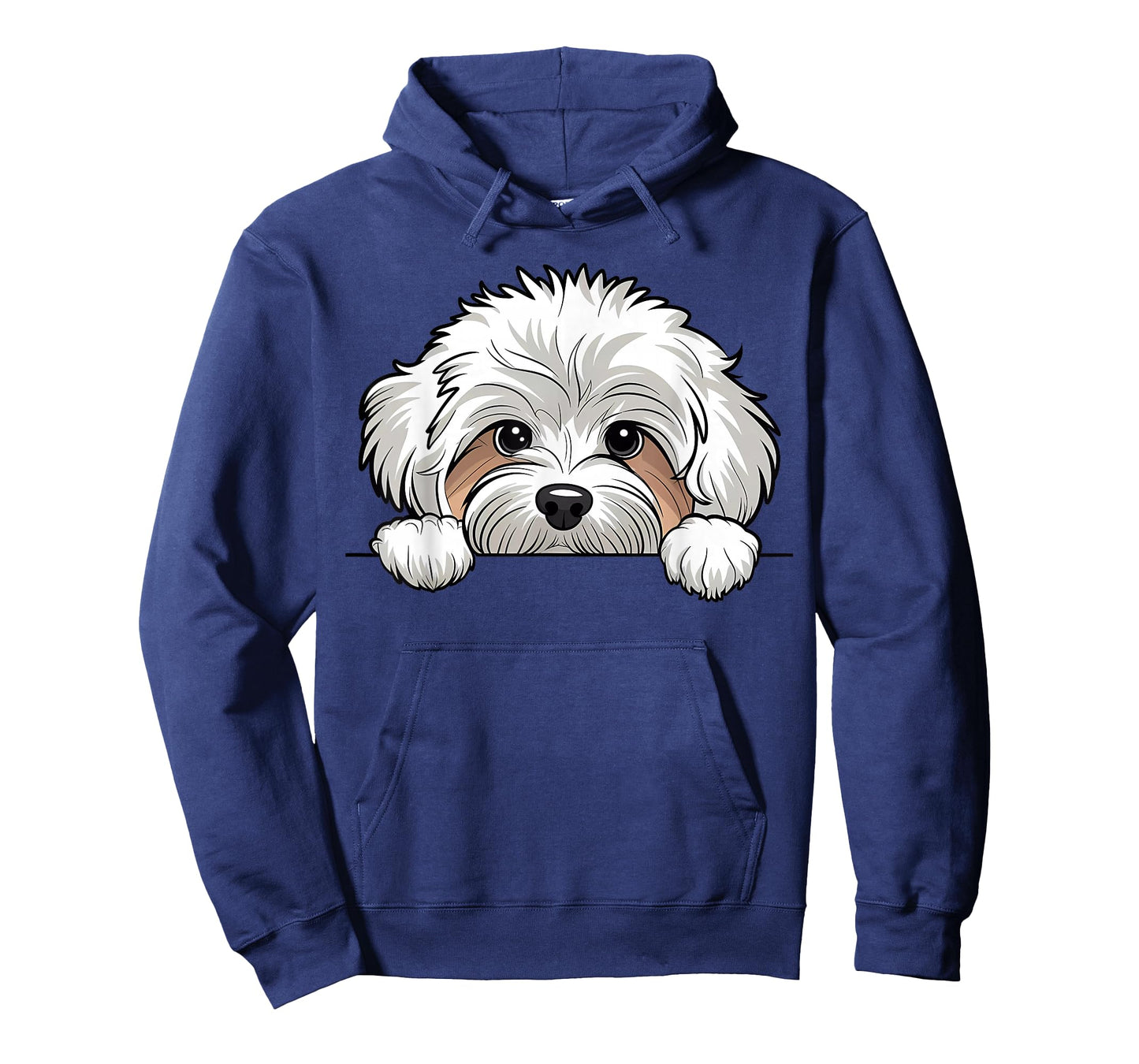 Cute Maltipoo Peeking Pocket Puppy Funny Dog Lover T-Shirt