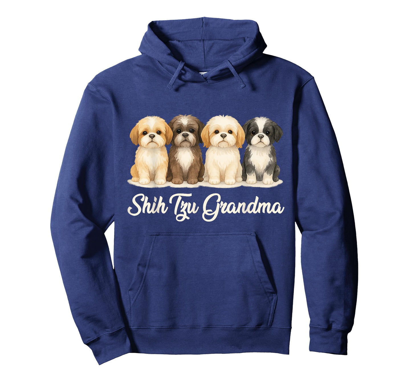 Shih Tzu Grandma Cute Dog Lover Gift Funny Women Puppy Owner T-Shirt