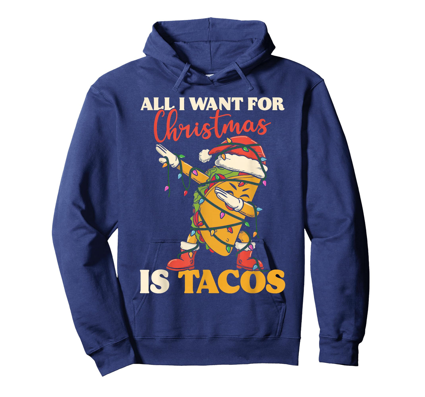 All I Want for Christmas is Tacos Funny Dabbing Mexican Dab T-Shirt