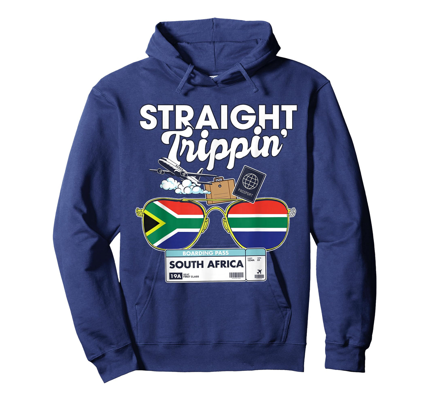 Straight Trippin' South Africa Vacation Tour Travel Trip T-Shirt