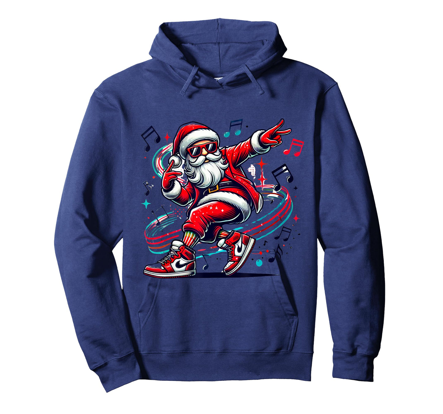 Christmas Santa Hip Hop Dance Funny Xmas T-Shirt