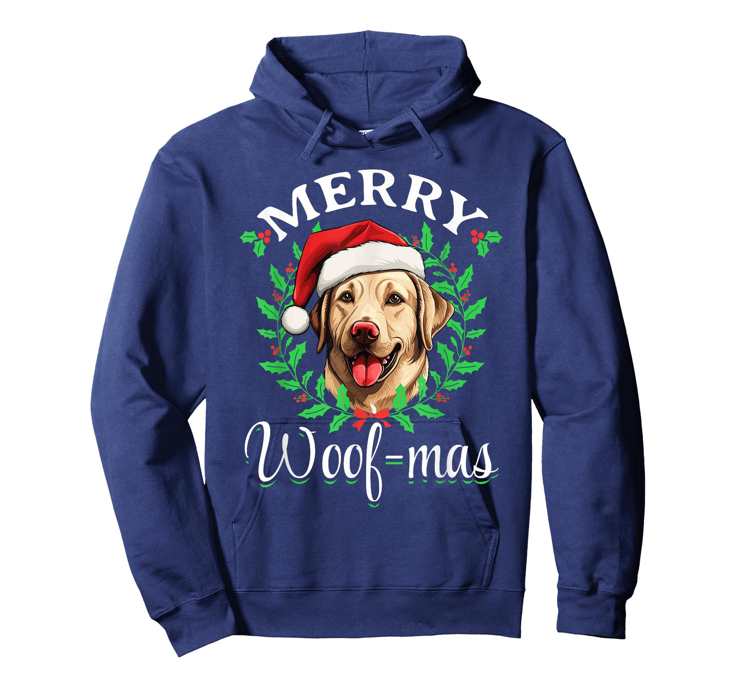 Labrador Retriever Merry Woof-mas Christmas X-mas T-Shirt