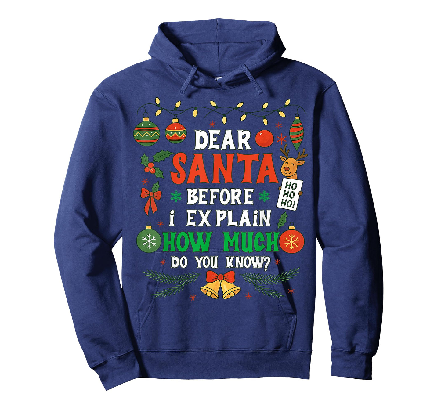 Dear Santa I Can Explain Funny Christmas Men Women Kids T-Shirt