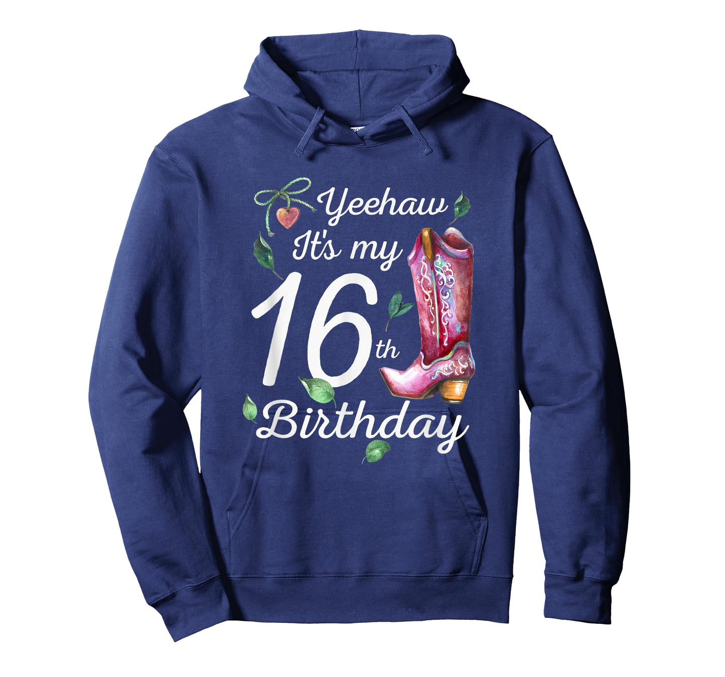 Yeehaw Its My 16th Birthday 16 Year Old Gift Country Cowgirl T-Shirt