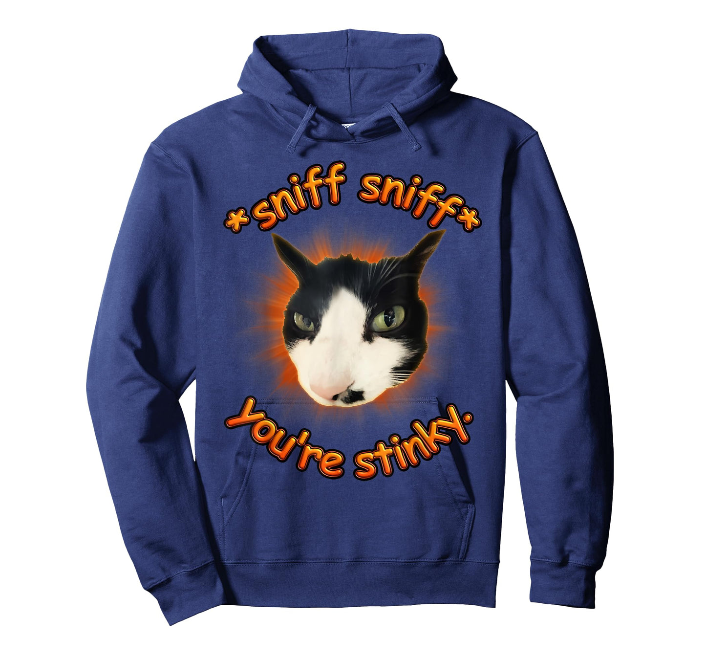 Retro Stinky Cat Funny Sarcastic Cat Quote Men Women T-Shirt