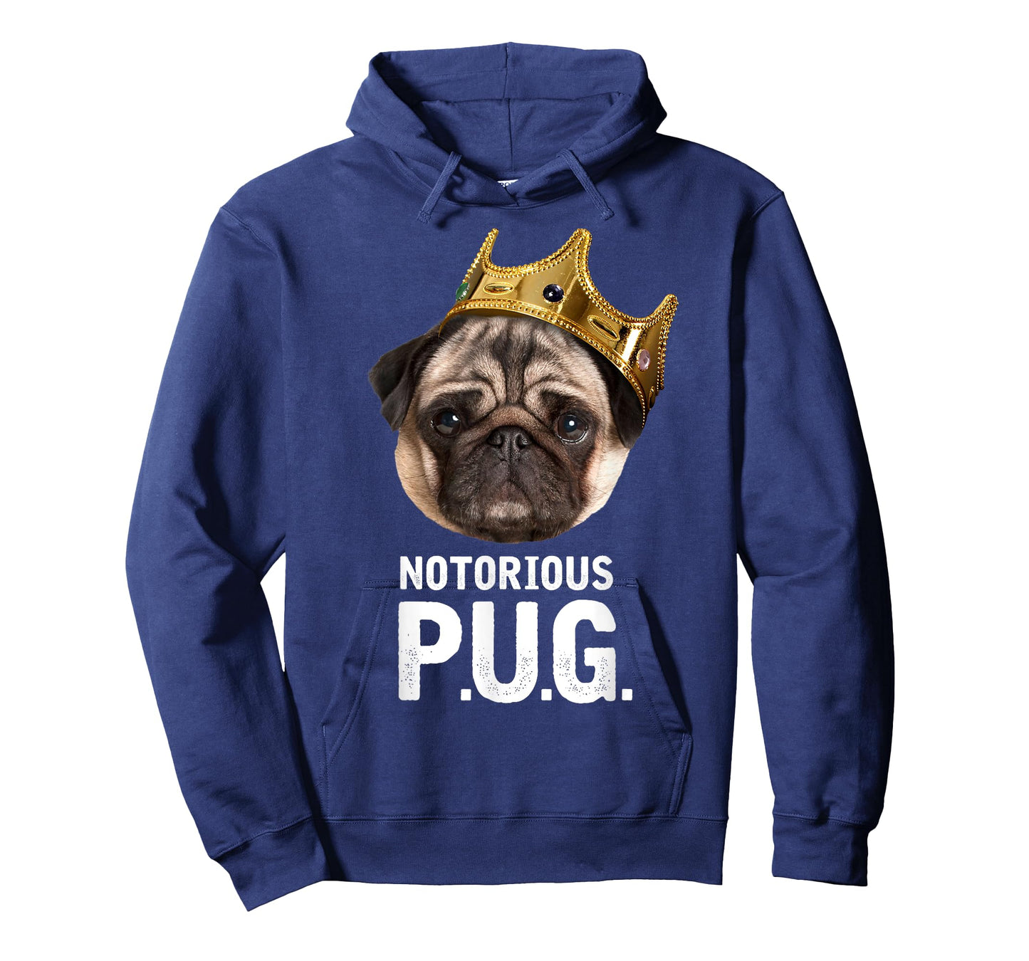 Notorious P.U.G. - Funny Cute Rap Parody Pug Dog T-Shirt T-Shirt