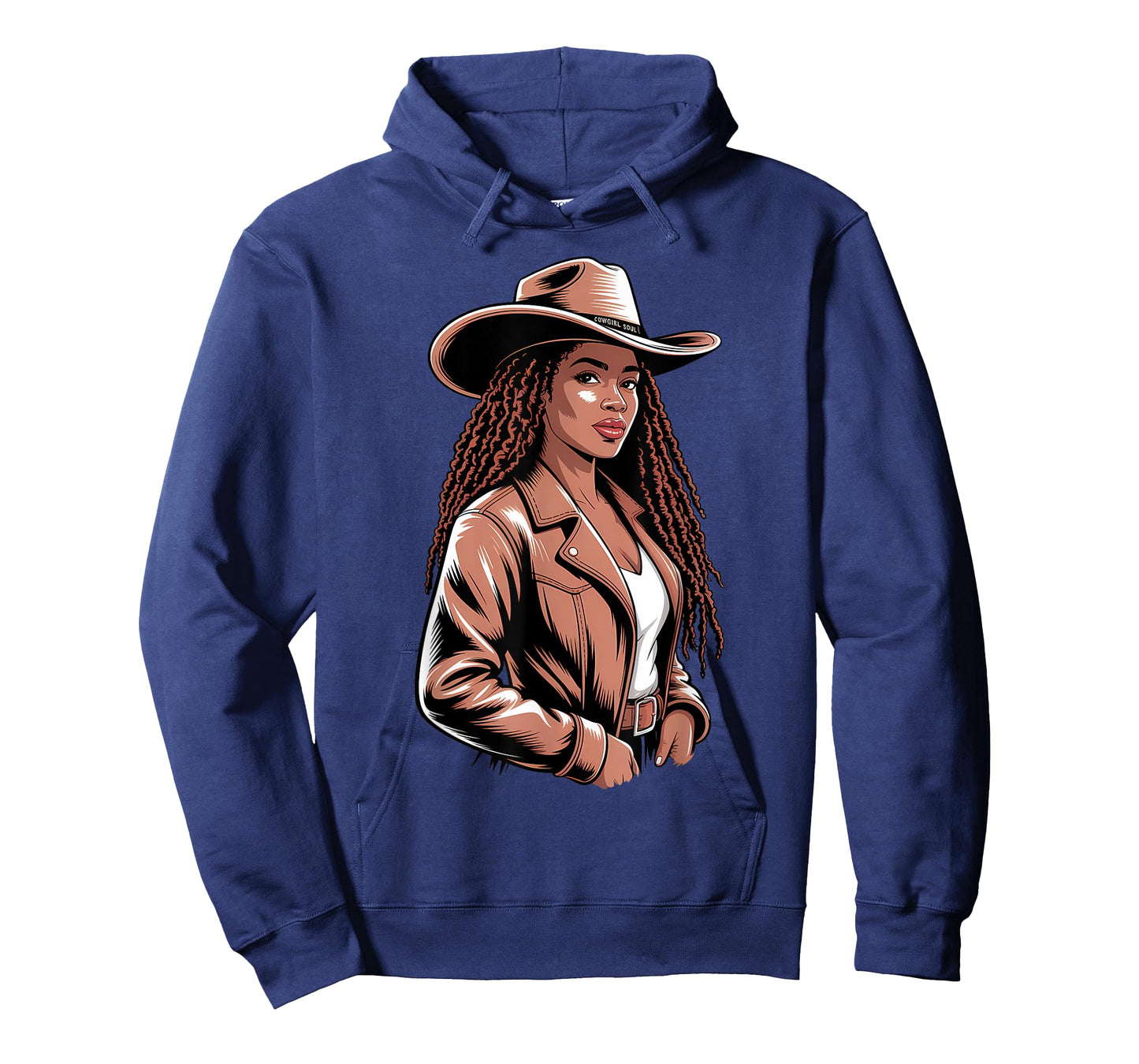 Loc'd Black African American Cowgirl Western Country Locs T-Shirt