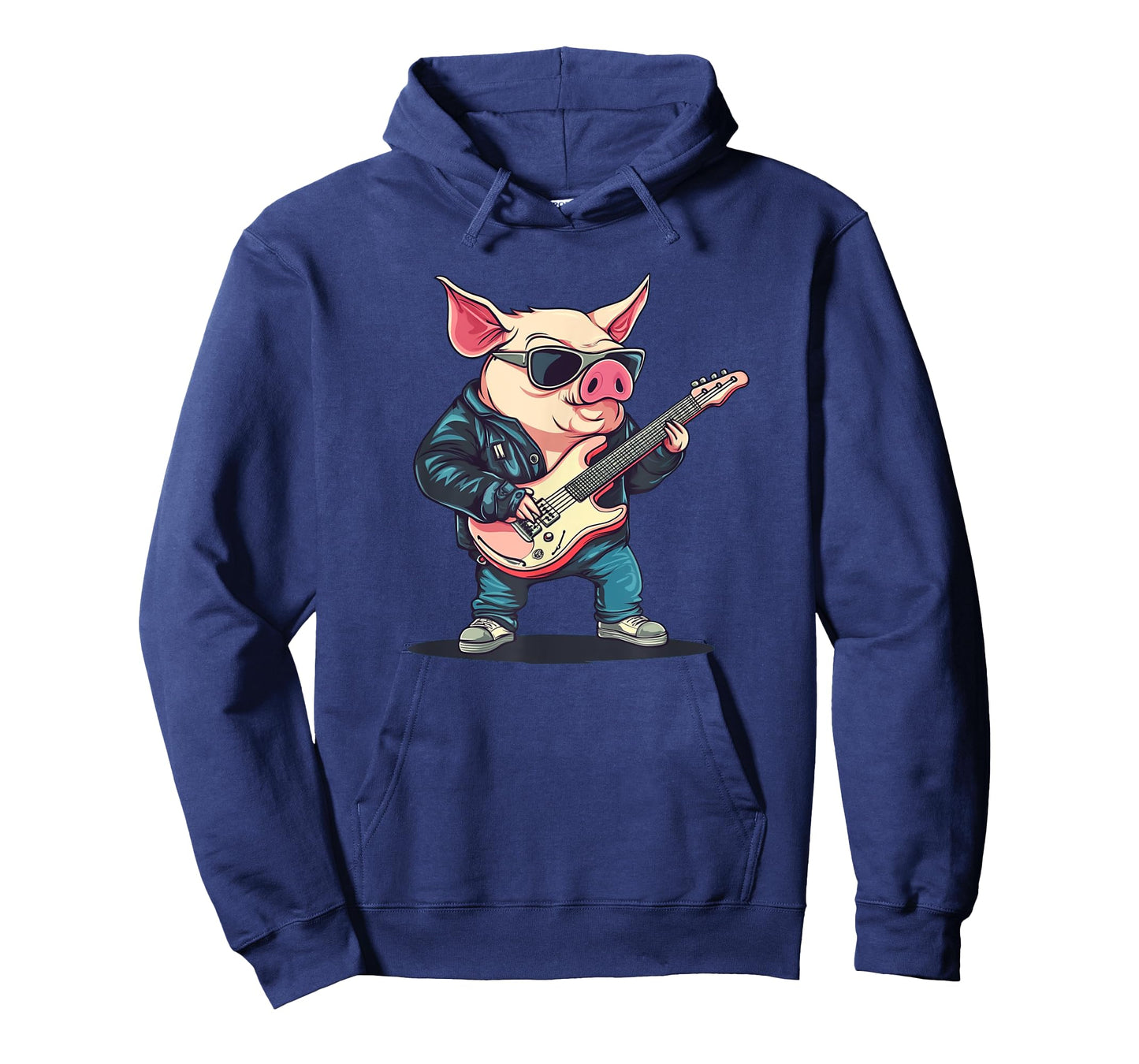 Hog Wild Pig Playing Guitar Costume for Man and Woman T-Shirt