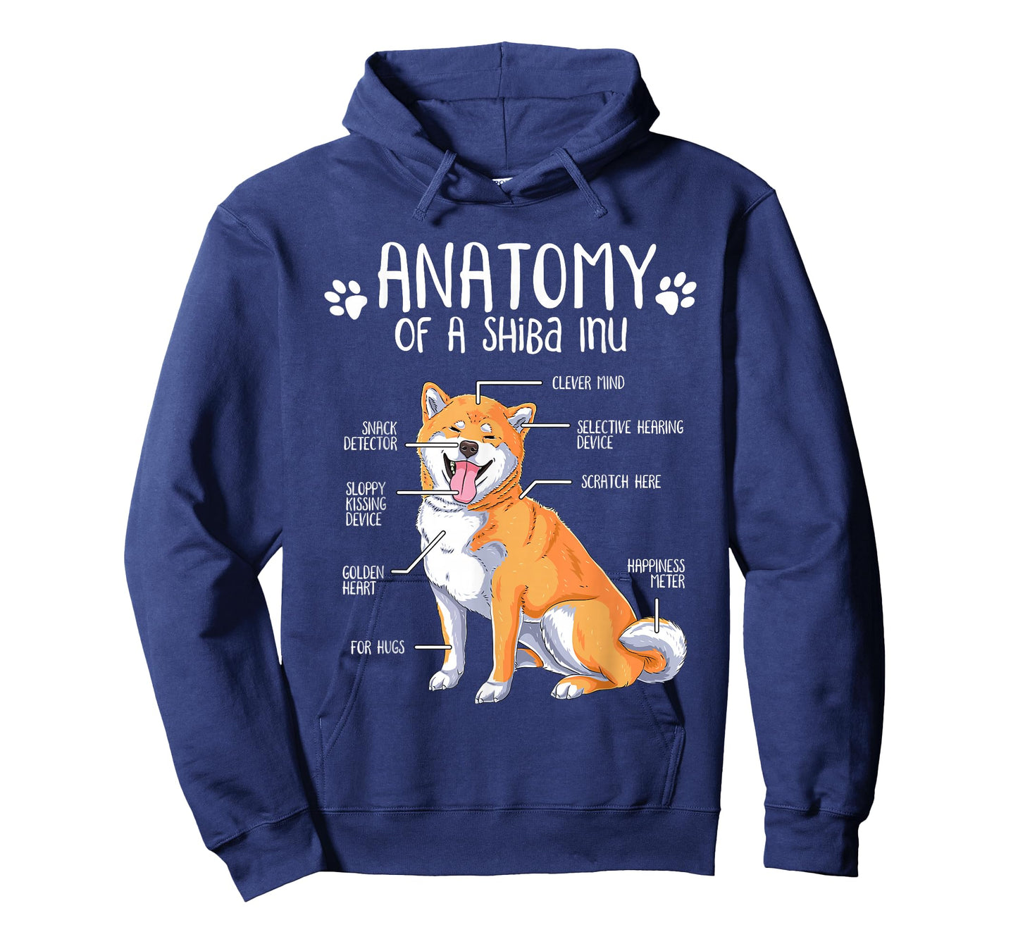 Funny Anatomy of a Shiba Inu Dog Lover Cute Shiba Inu T-Shirt