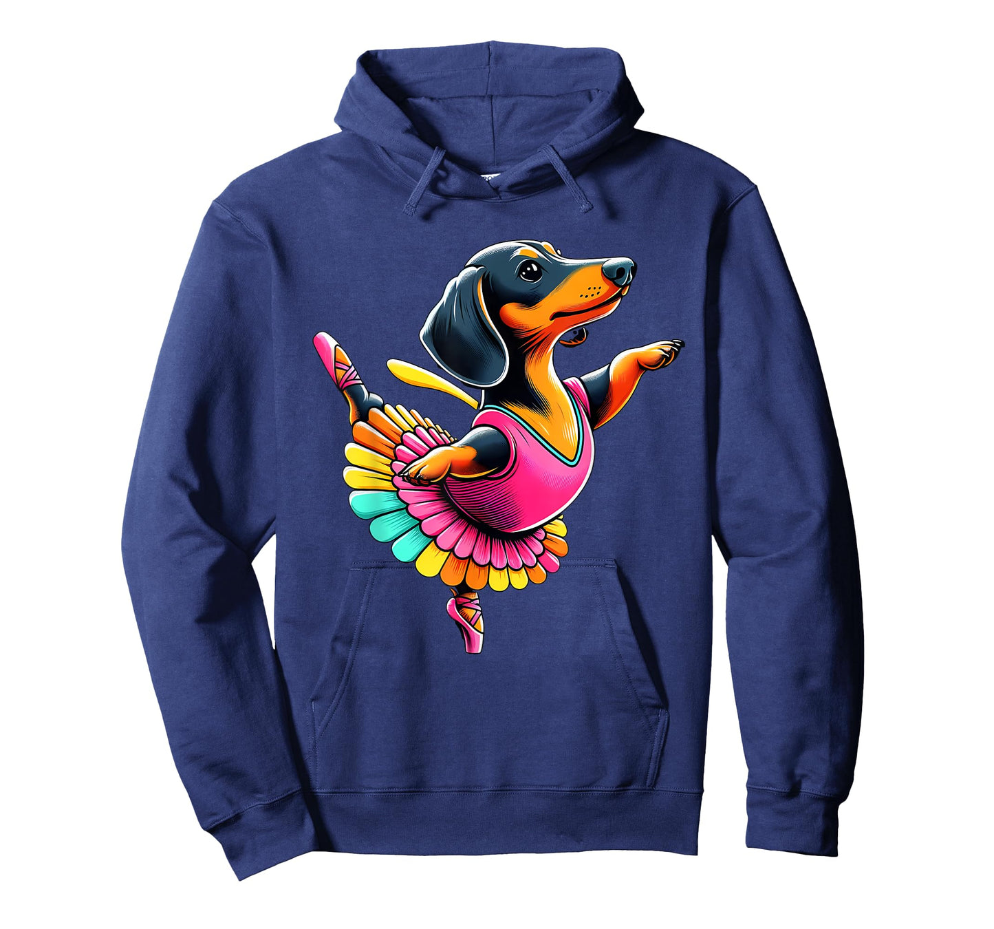 Ballerina Weiner Dachshund Dog Dancing T-Shirt