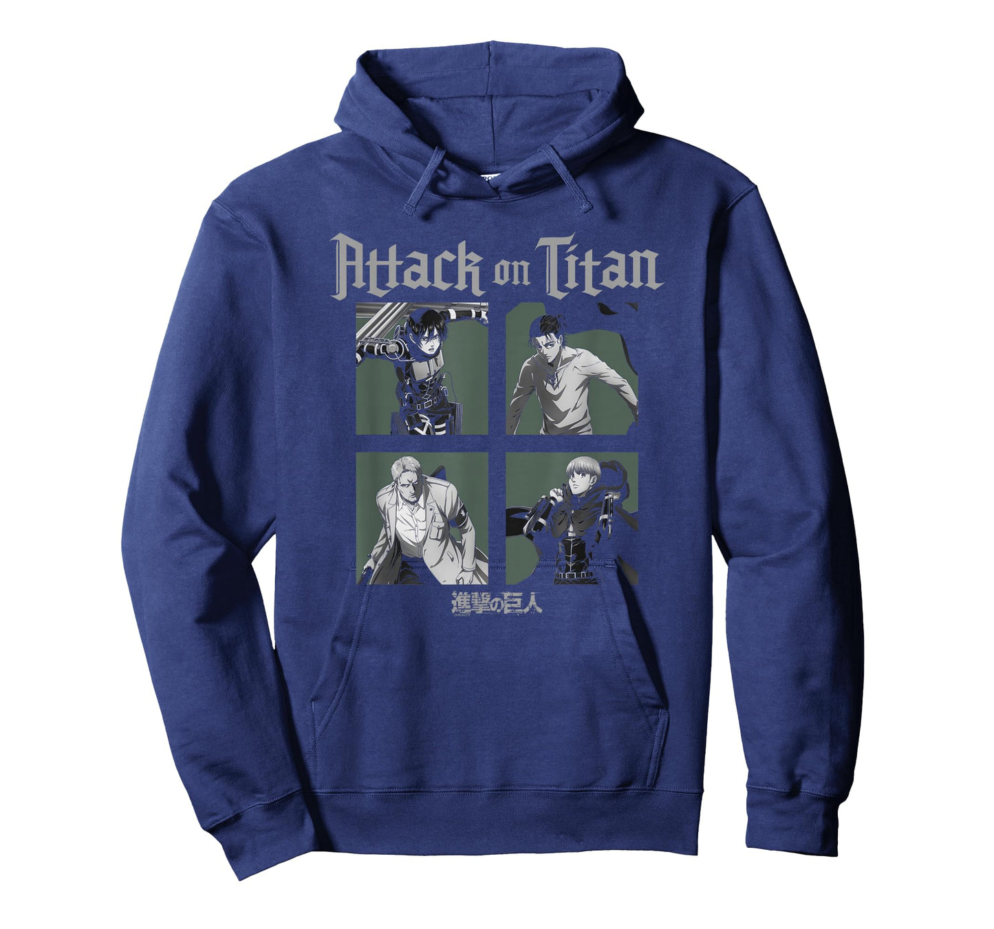 Attack on Titan Season 4 Character Portrait Squares Anime T-Shirt