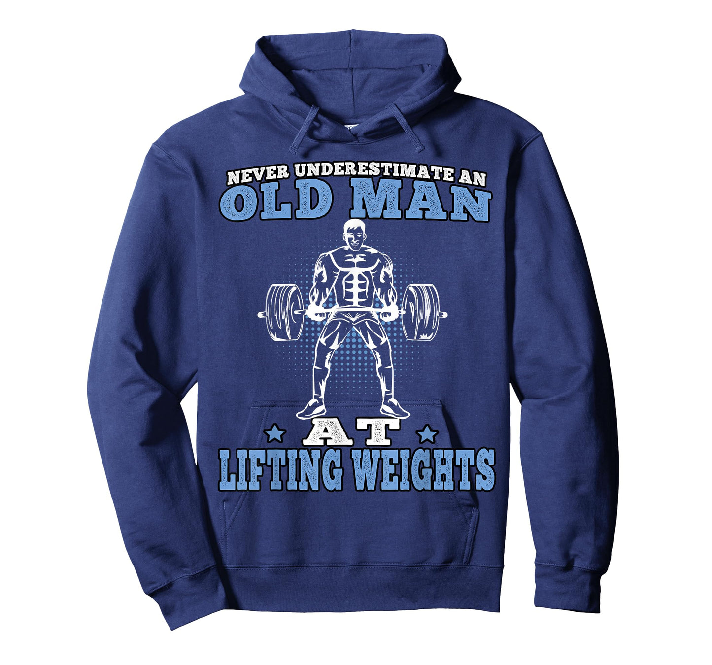 Fitness Old Man Pumping Gym Workout Gym T-Shirt
