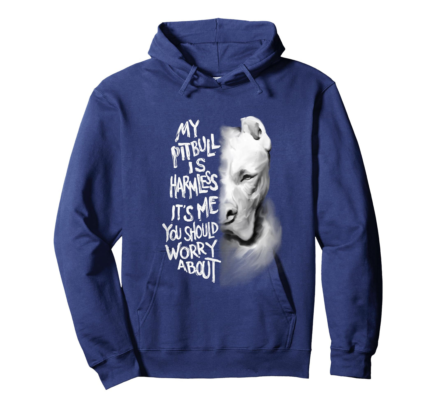 My Pitbull is Harmless Quote Dog Items Owner T-Shirt Small