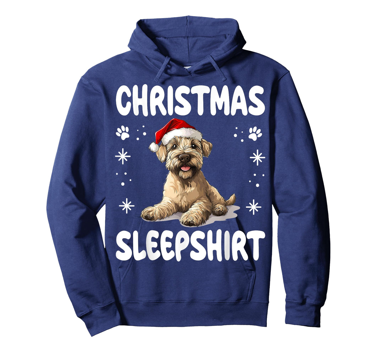 Soft Coated Wheaten Terrier Dog Nightgown Pajama Christmas T-Shirt for Men Women Kids