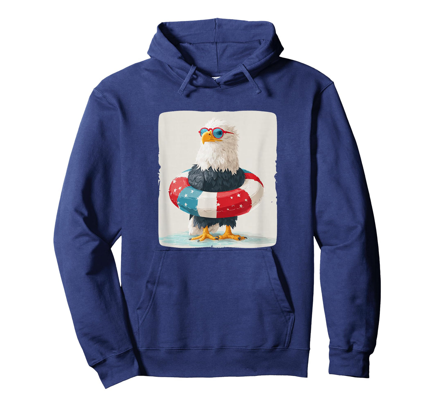 Awesome Holiday Look with This Pool Ring Eagle Costume T-Shirt