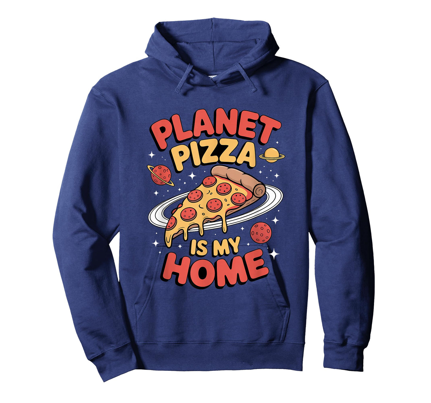 Planet Pizza is My Home Cosmic Foodie Fun Style T-Shirt