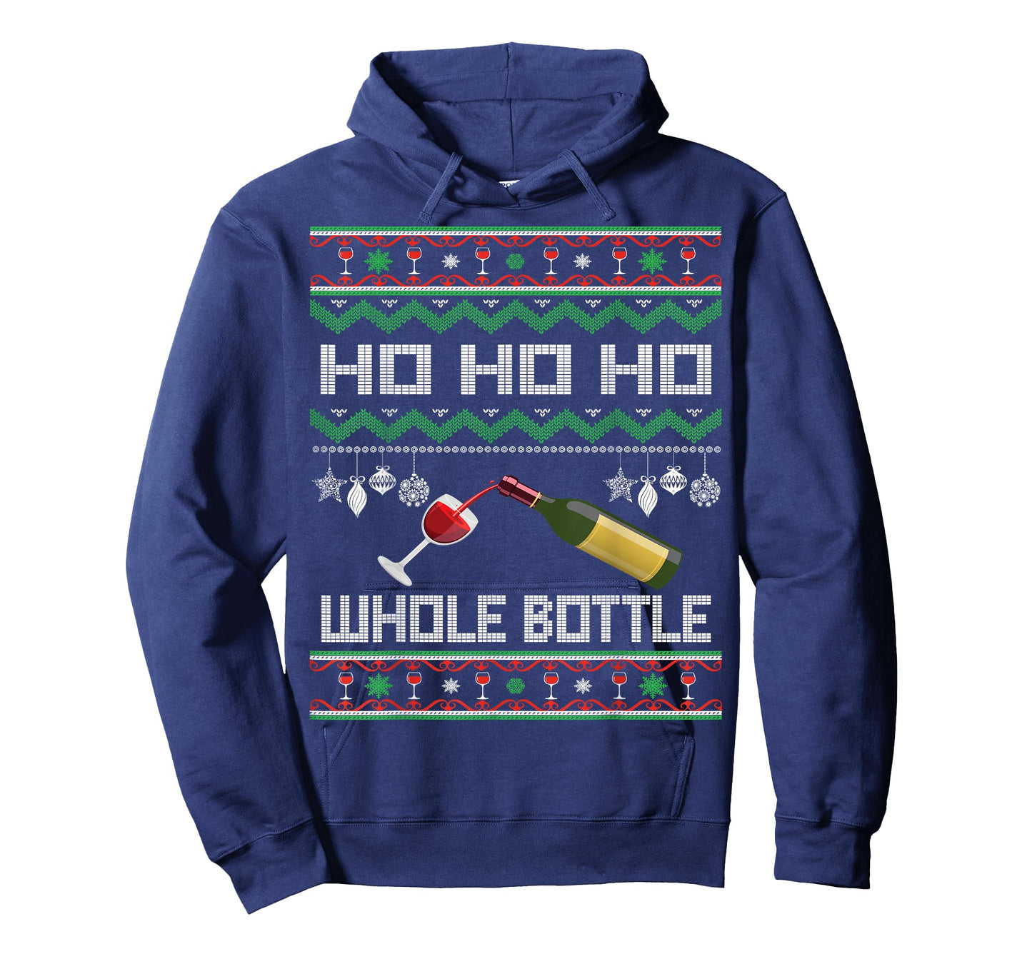 Wine Ugly Christmas Sweater Funny Alcohol Xmas Sweater Gift T-Shirt