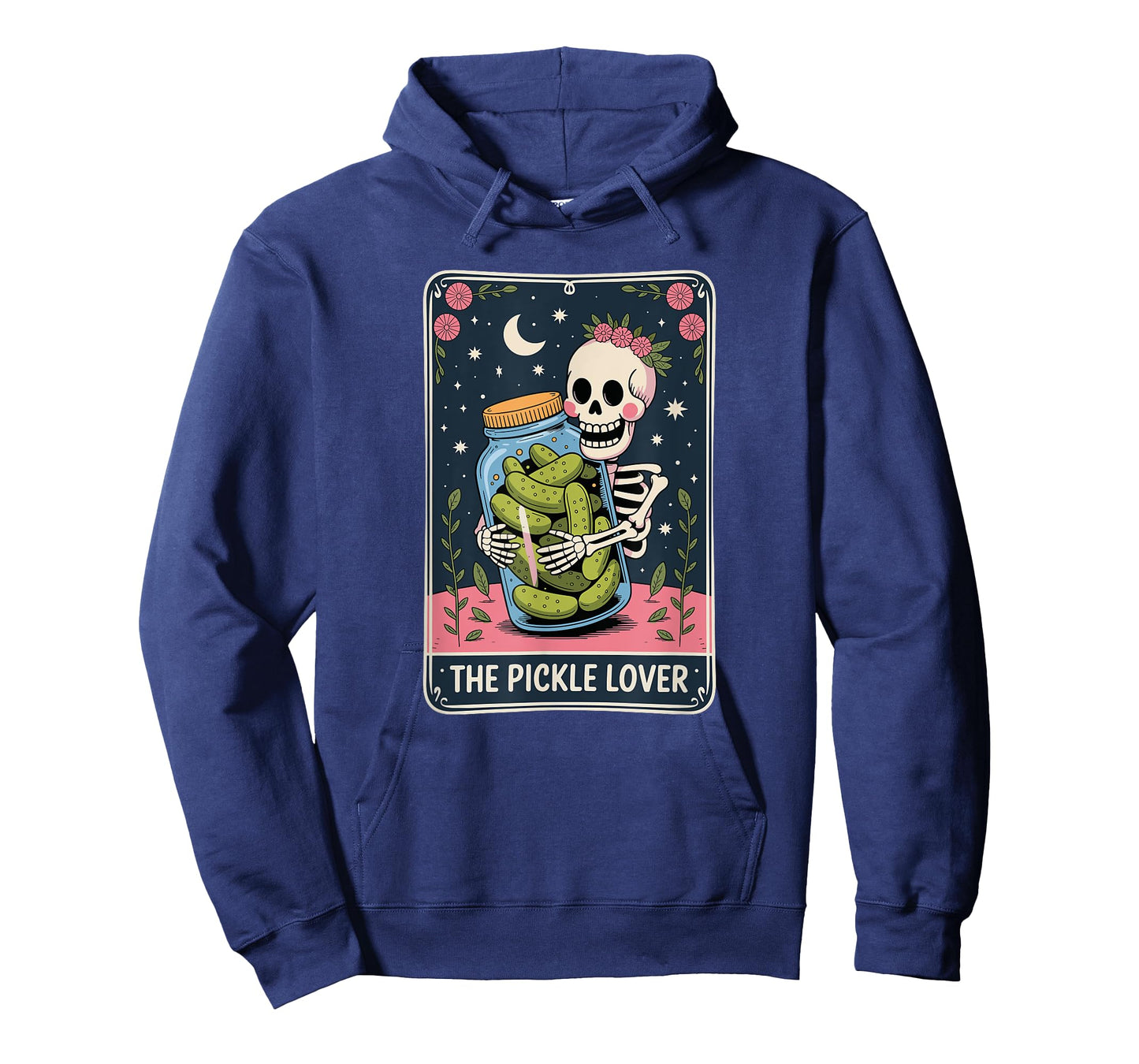 The Pickle Lover Tarot Card Skeleton Pickle Jar T-Shirt