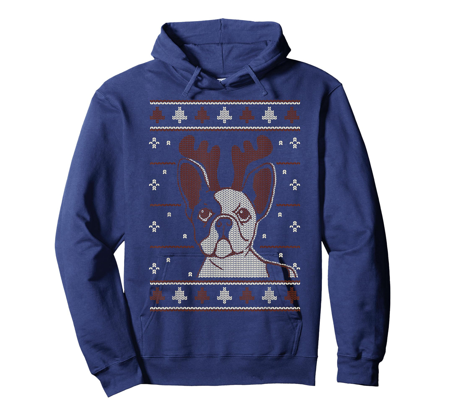 Cute Christmas French bulldog Rudolf T-Shirt