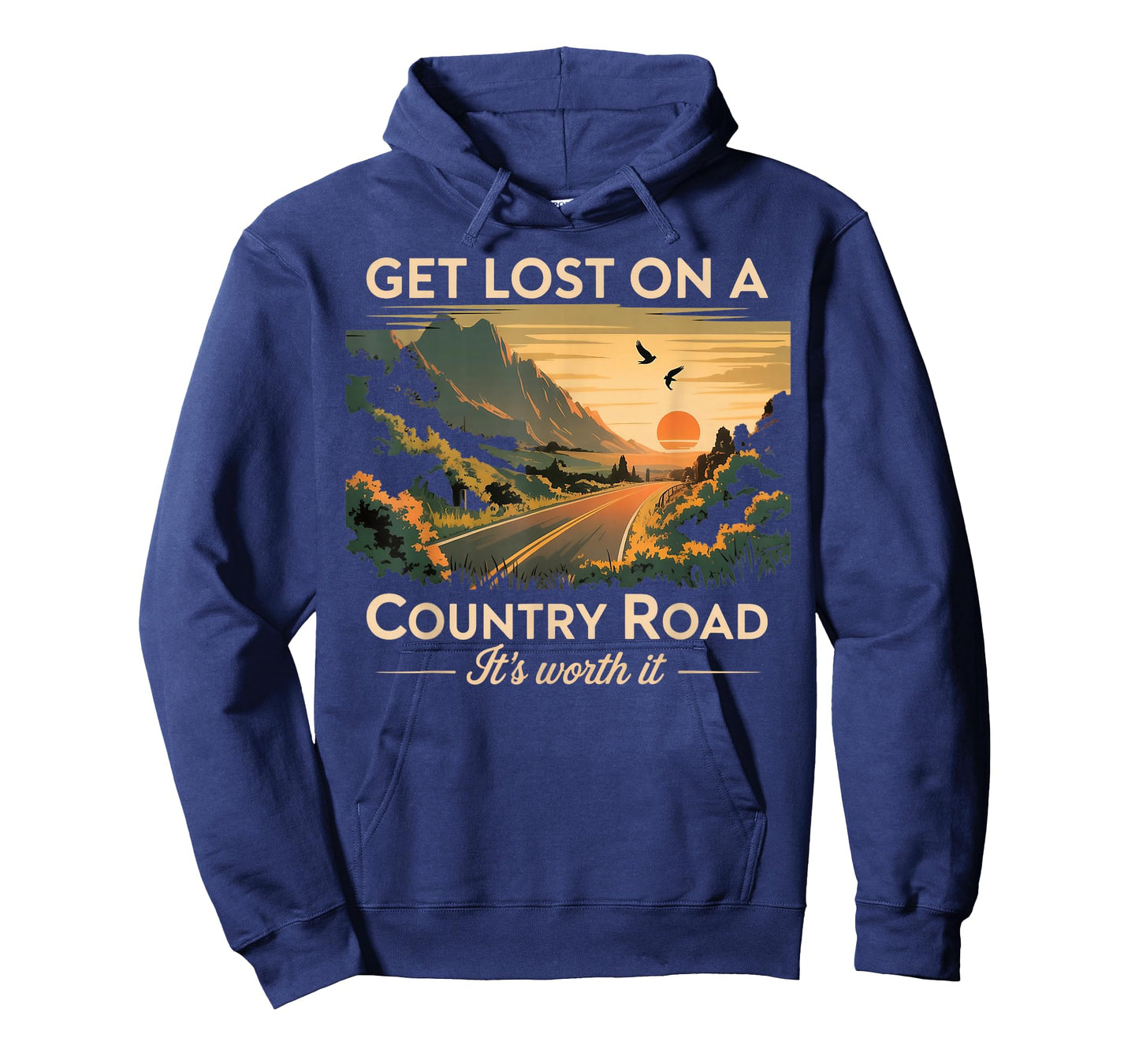 Lost On A Country Roads Mountain Vintage Country Roads T-Shirt