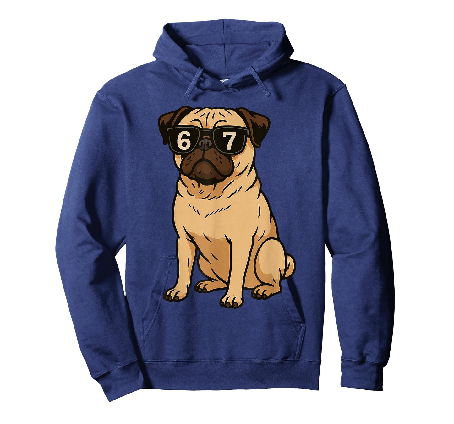 Funny Dog Pug Sunglasses 67 Six Seven Meme T-Shirt