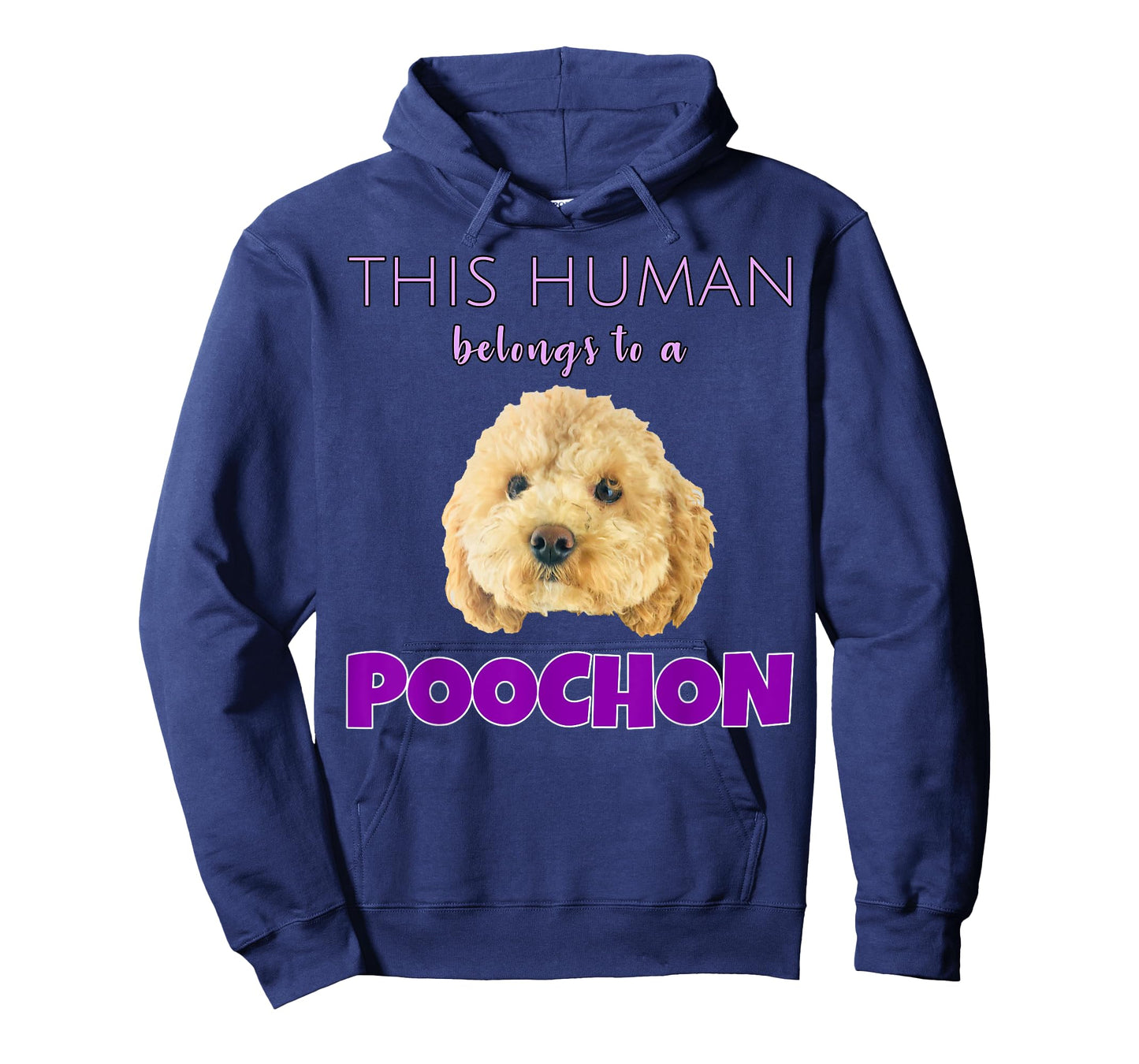 This Human belongs to a Poochon puppy dog owner gift T-Shirt