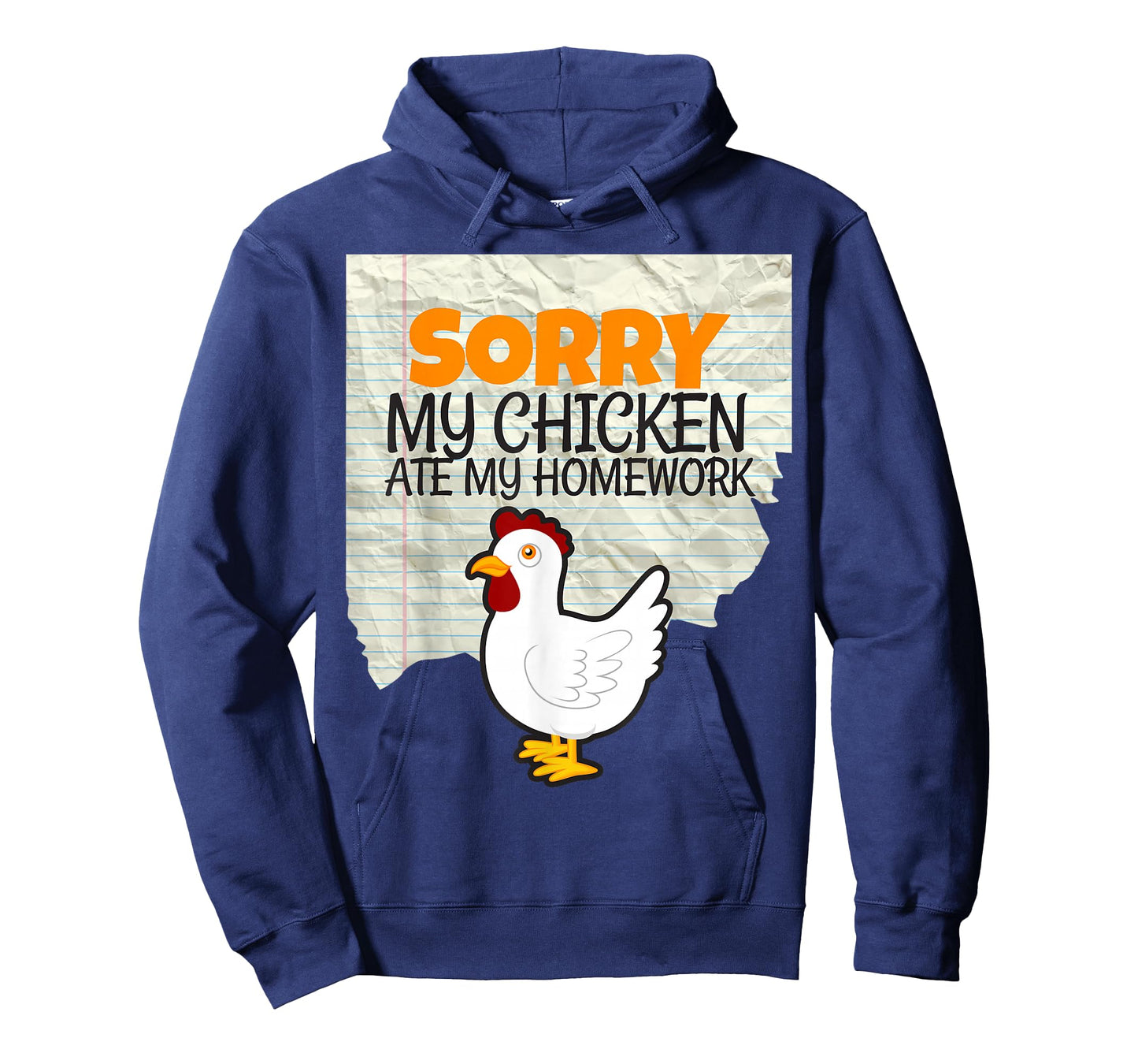 Funny My Chicken Ate My Homework Kids Teacher School T-shirt T-Shirt