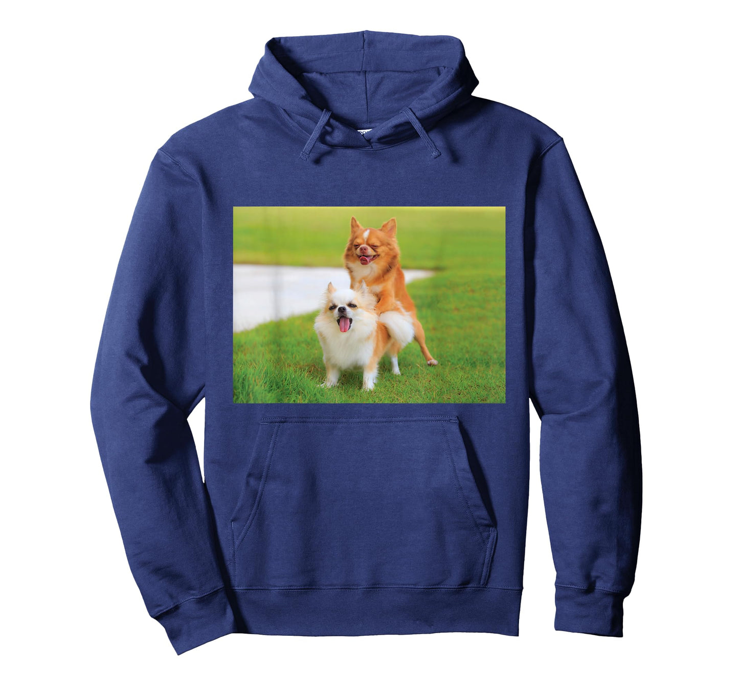 Fun Two Dogs Humping Chihuahua Pet Owner Humor Dog Lover T-Shirt