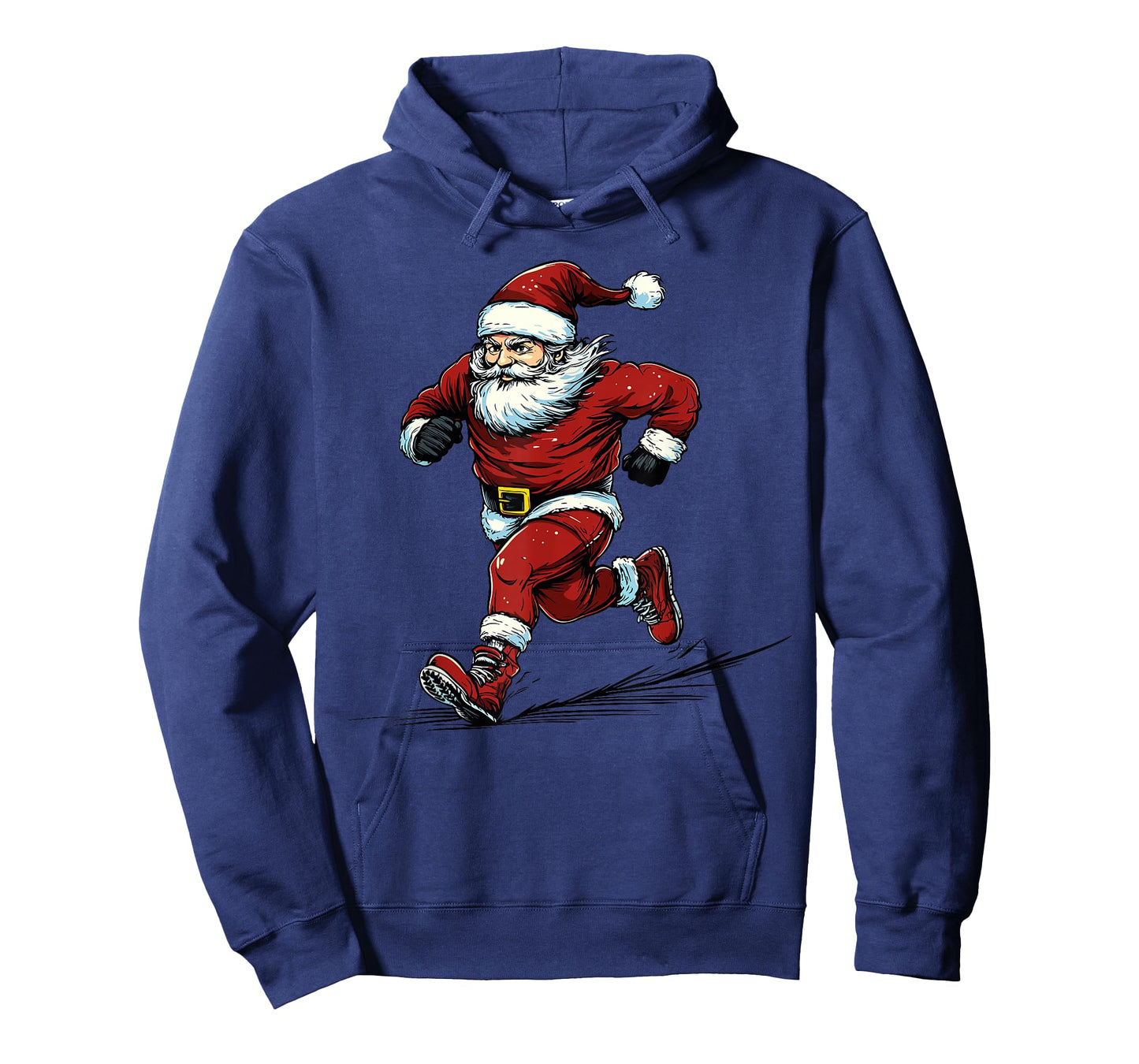 Santa Running Cross Country XC Runner Christmas Xmas Pajama T-Shirt