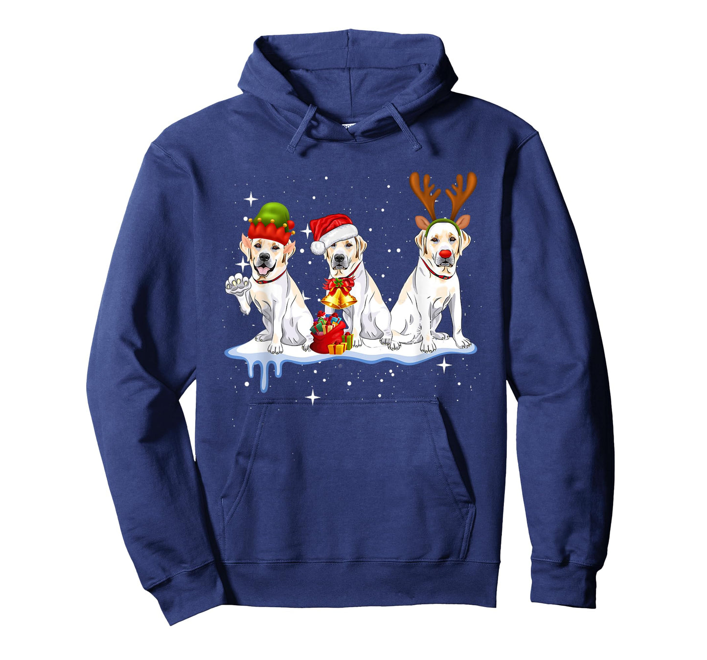 Labrador Retriever Christmas Reindeer Xmas Holiday Costume T-Shirt