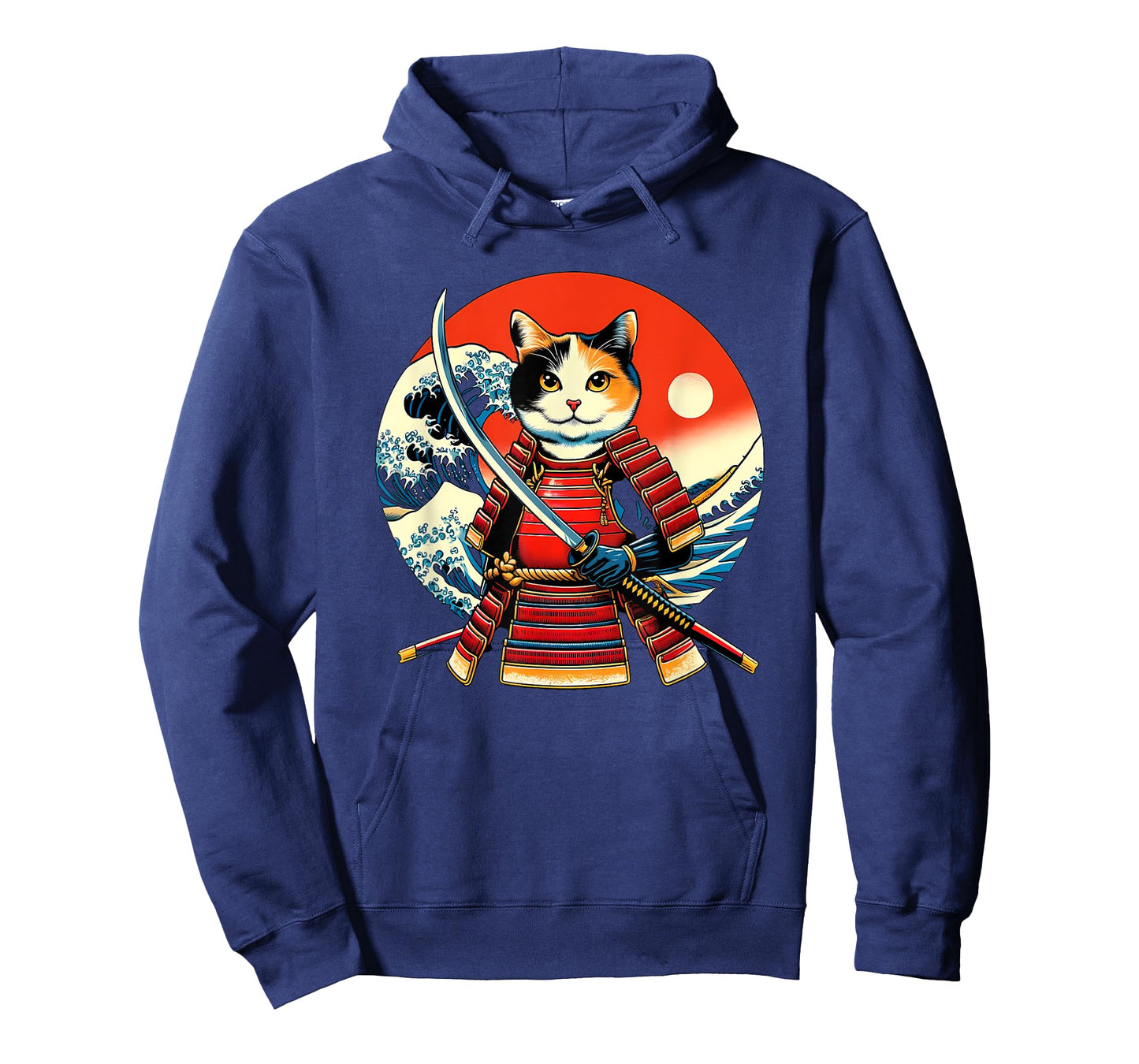 Otaku Calico Cat Samurai T-Shirt