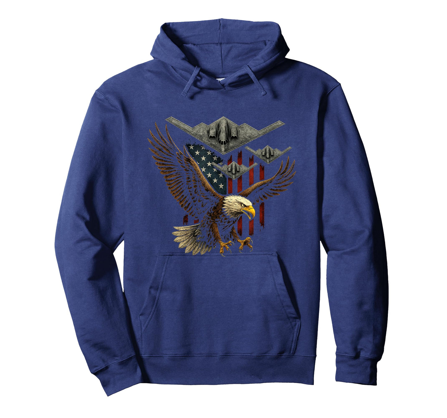 Patriotic Eagle B2 Stealth Bombers American Flag 4th of July T-Shirt