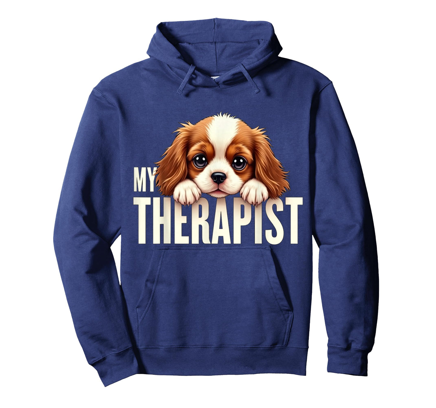 Funny Puppy My Therapist Cavalier King Charles Spaniel Dog T-Shirt