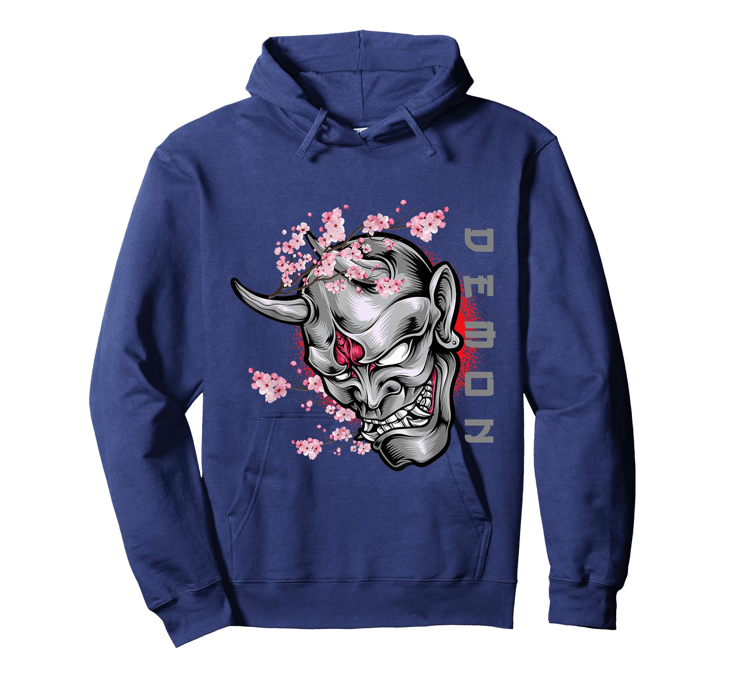 Cool Japanese Demon Oni Face Otaku Anime Style Manga Art T-Shirt