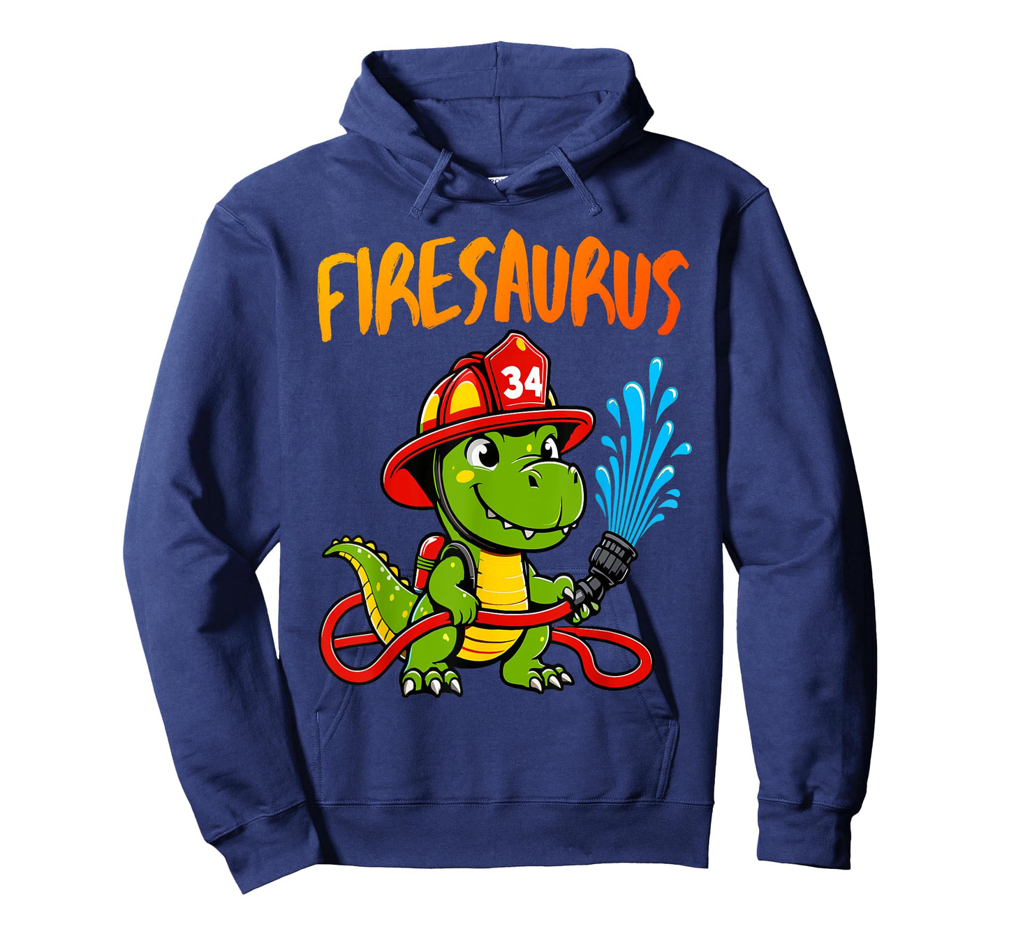 Firesaurus Rex Fireman Fire Firefighters Dino Hero T-Shirt
