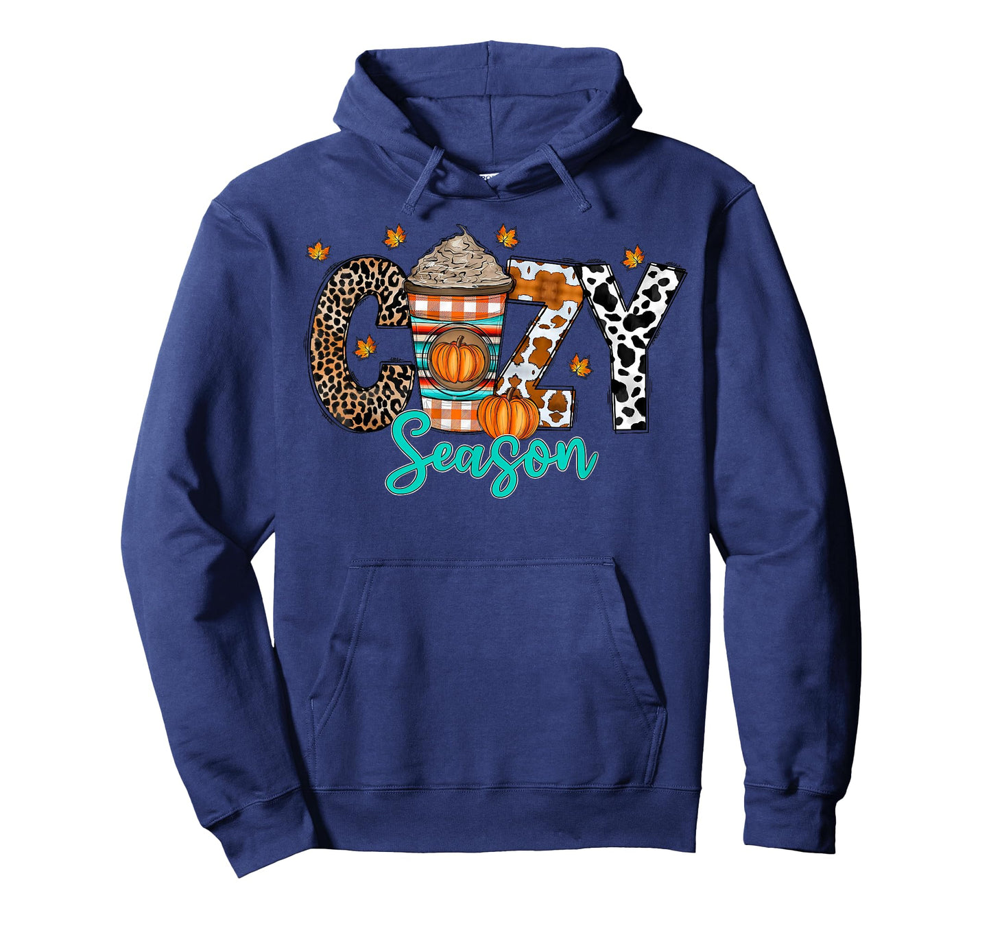 Cozy Season Pumpkin Spice Autumn Fall Leaves Thanksgiving T-Shirt
