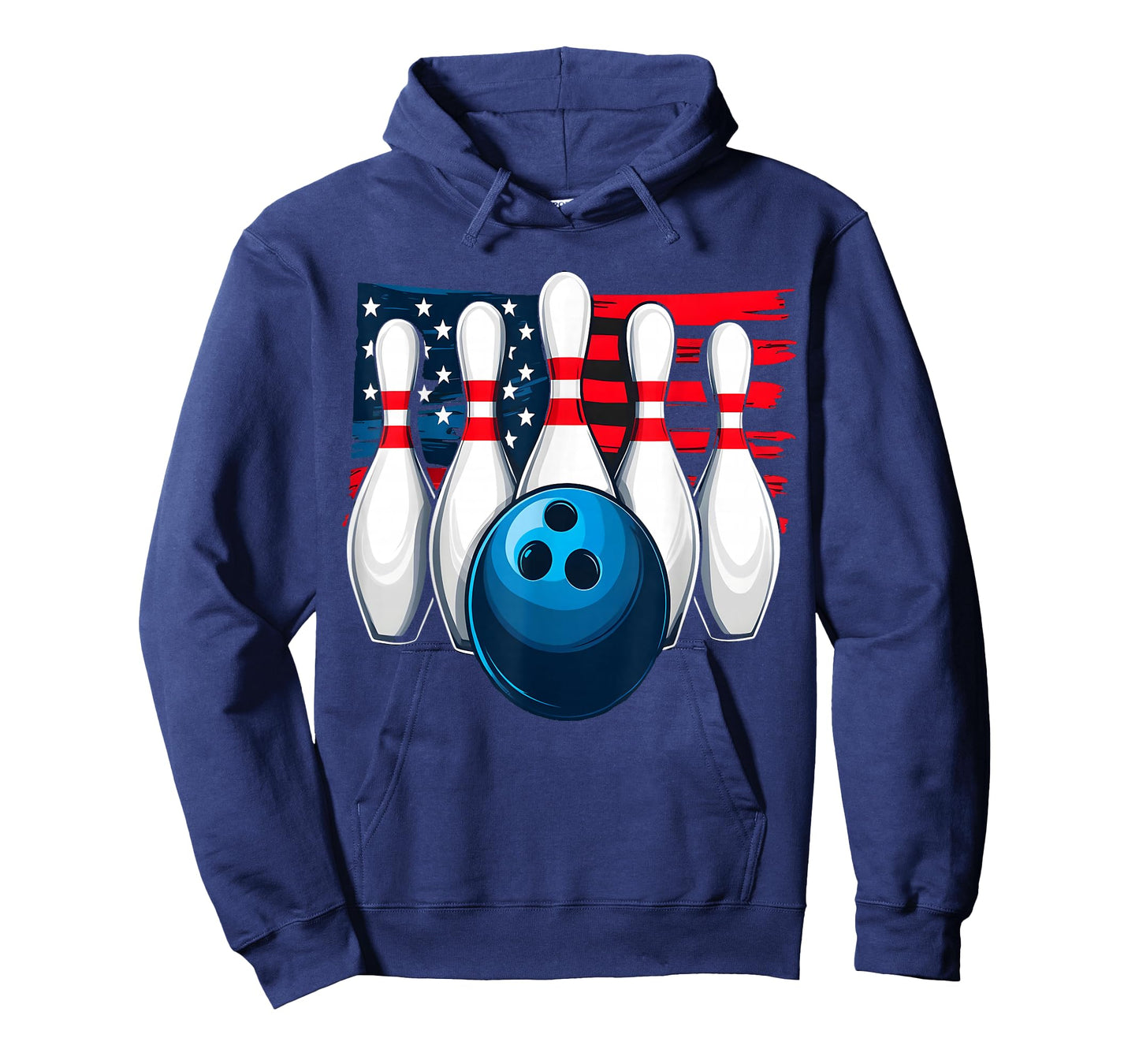 Bowling American Flag T-Shirt