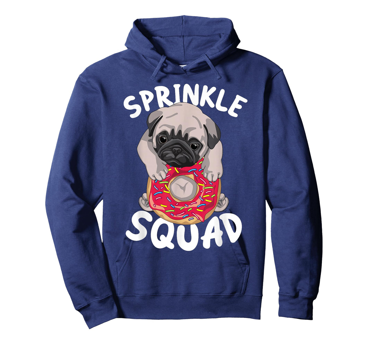 Sprinkle Squad - Cute Pug Dog Lover Doughnut Day Funny Donut T-Shirt