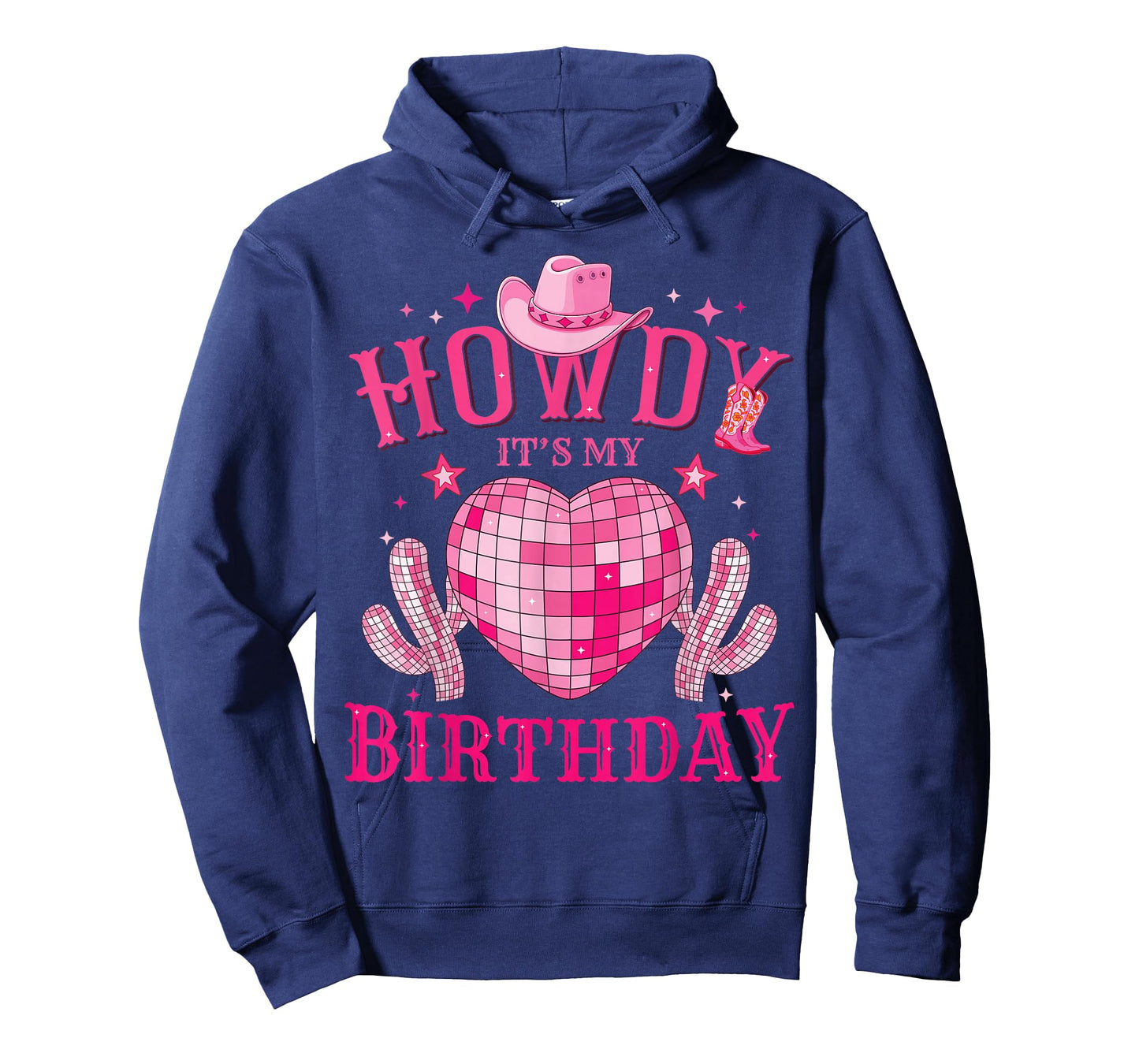 Howdy Its My Birthday Cowgirl Rodeo Western Girls Women T-Shirt