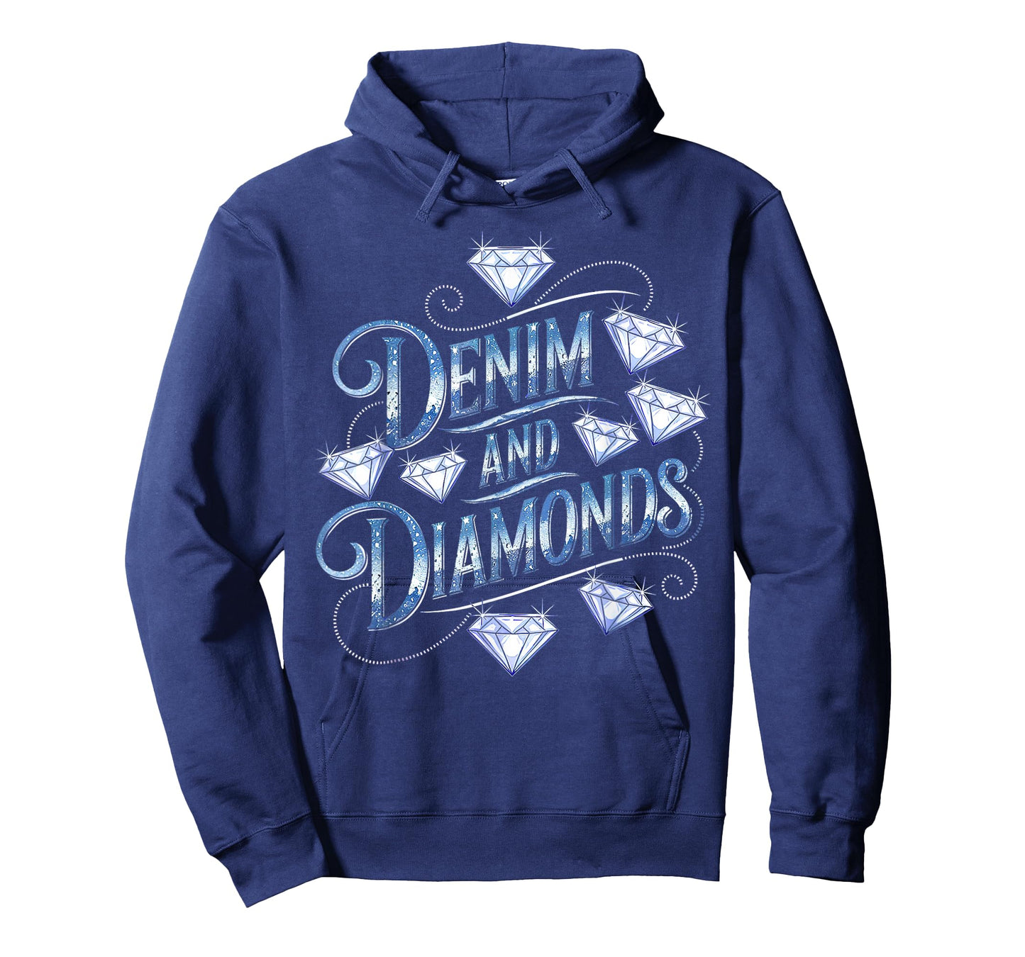 Denim and Diamonds Country Western Bachelorette Party Girl T-Shirt