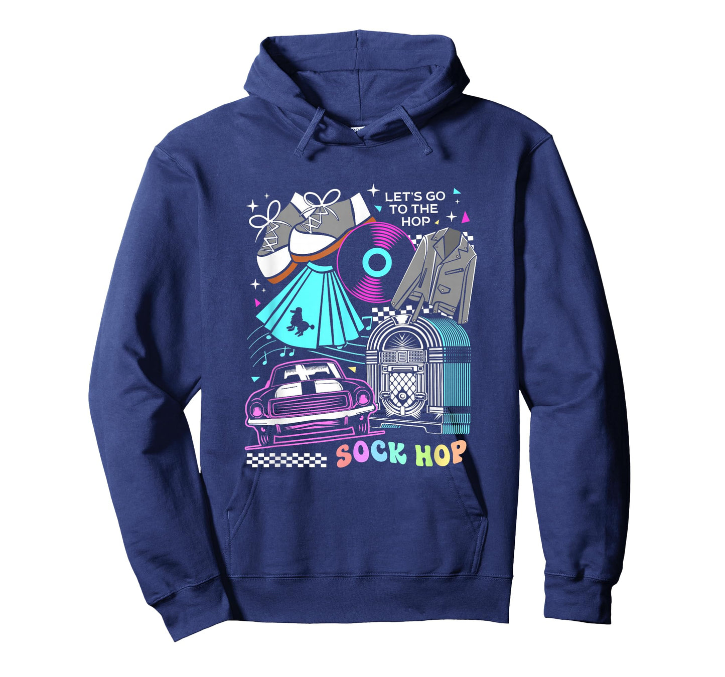 Lets Go To The Hop 50s Party Women Sock Hop T-Shirt