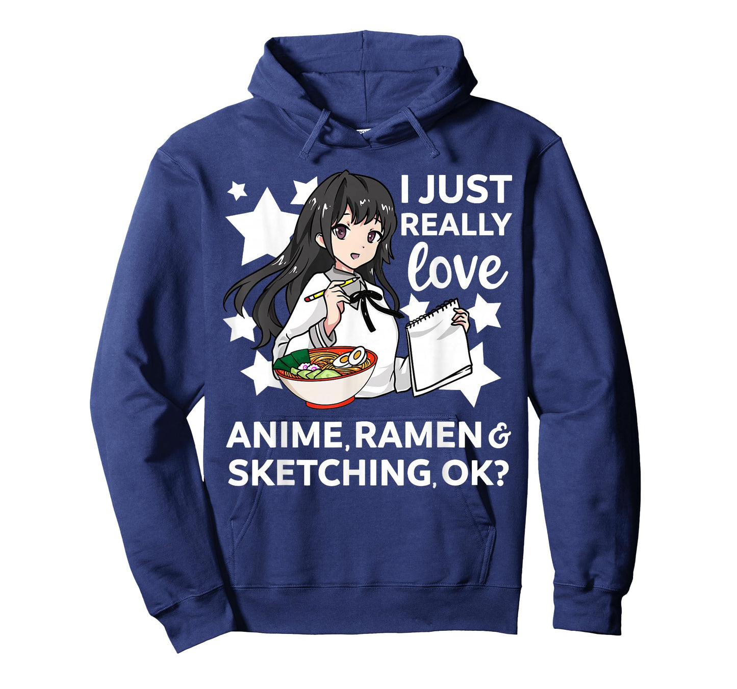 I Just Really Love Anime Ramen and Sketching OK? Drawing Art T-Shirt
