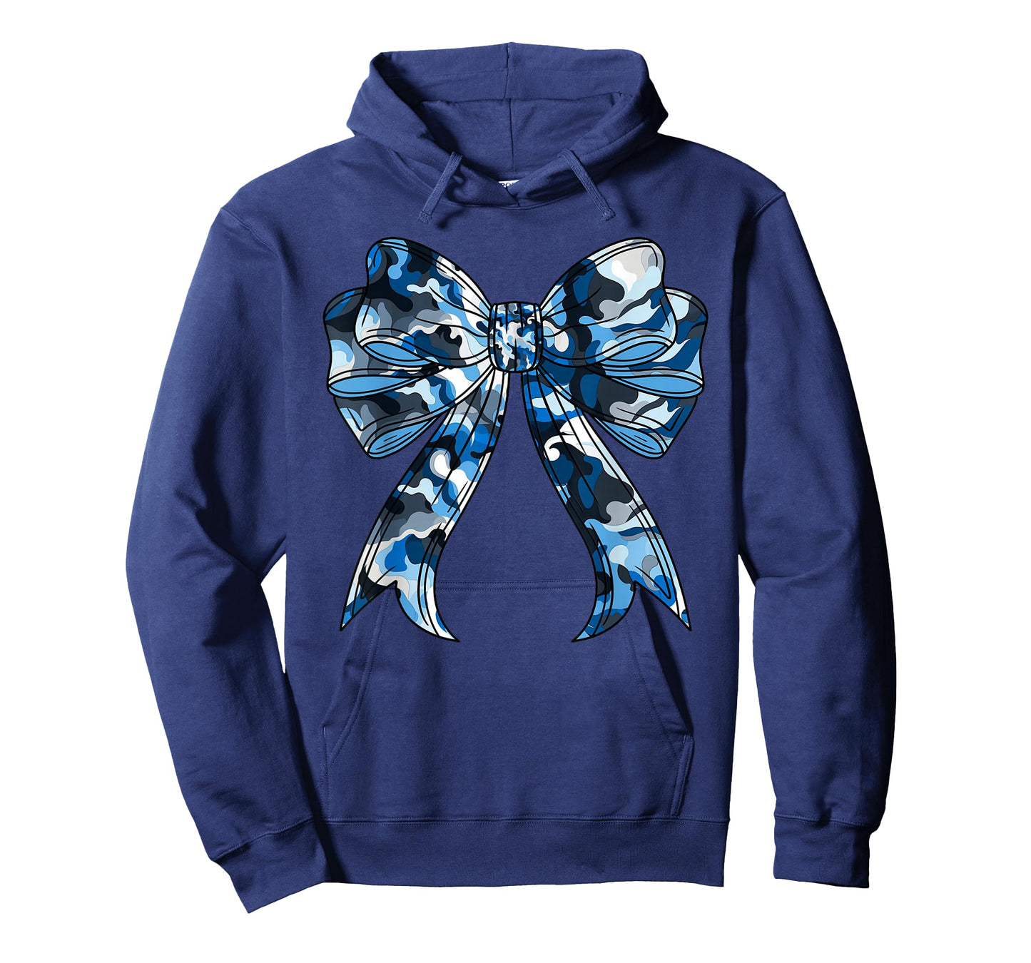 Blue Camouflage Camo Coquette Bow Hunting For Women Kids T-Shirt
